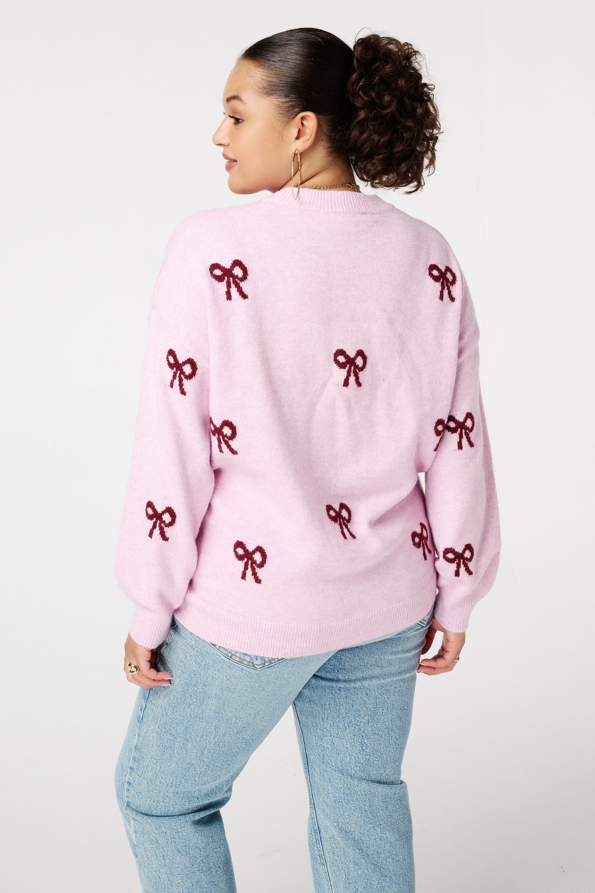 Trui met strikjes print image number 3