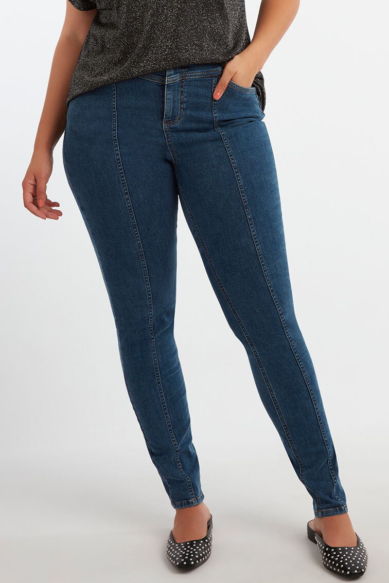 Skinny leg high waist jeans image number 5