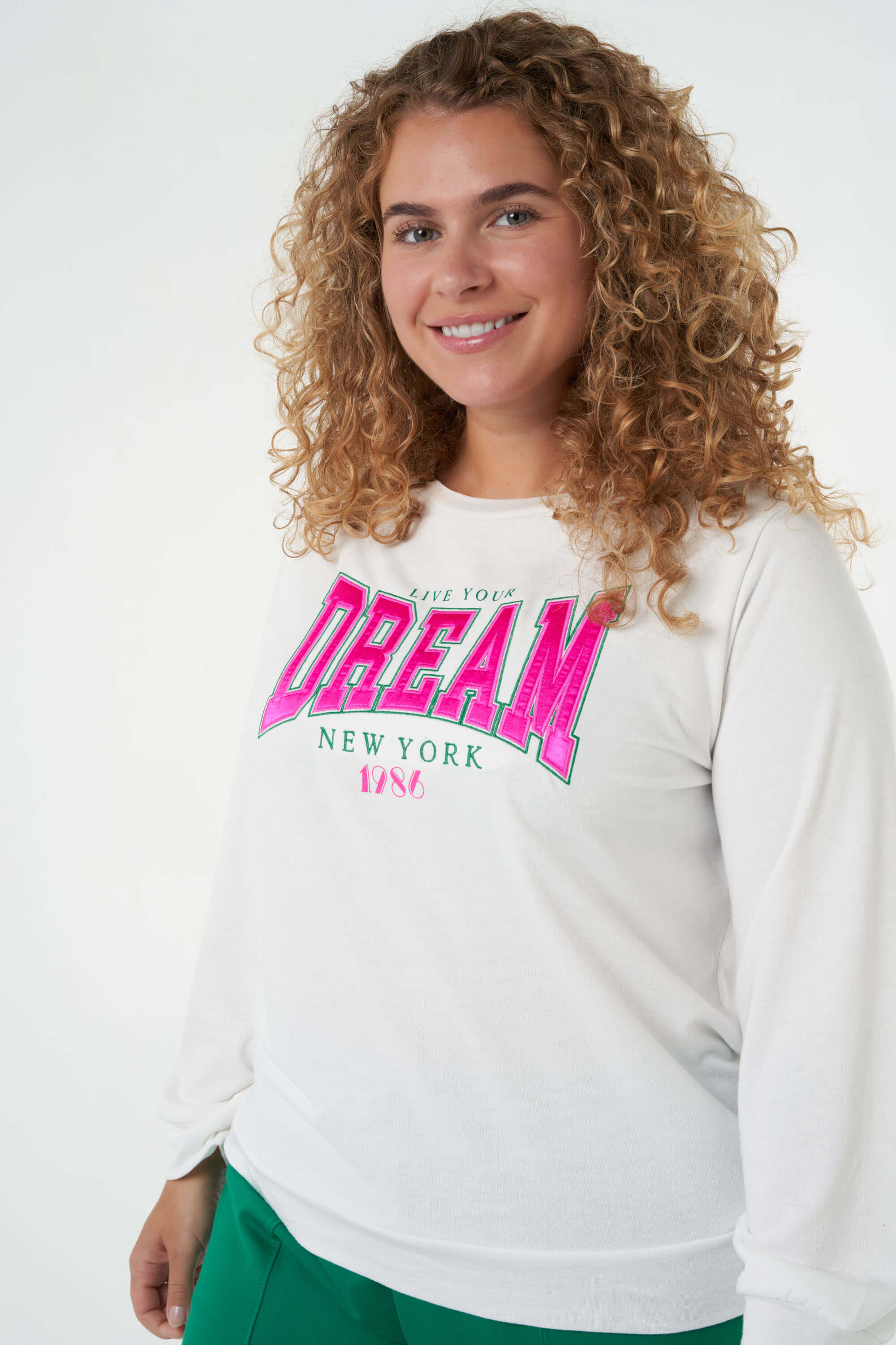 Sweater met tekst image number 7