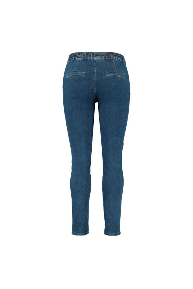 Slim fit jeans met knopen image number 2