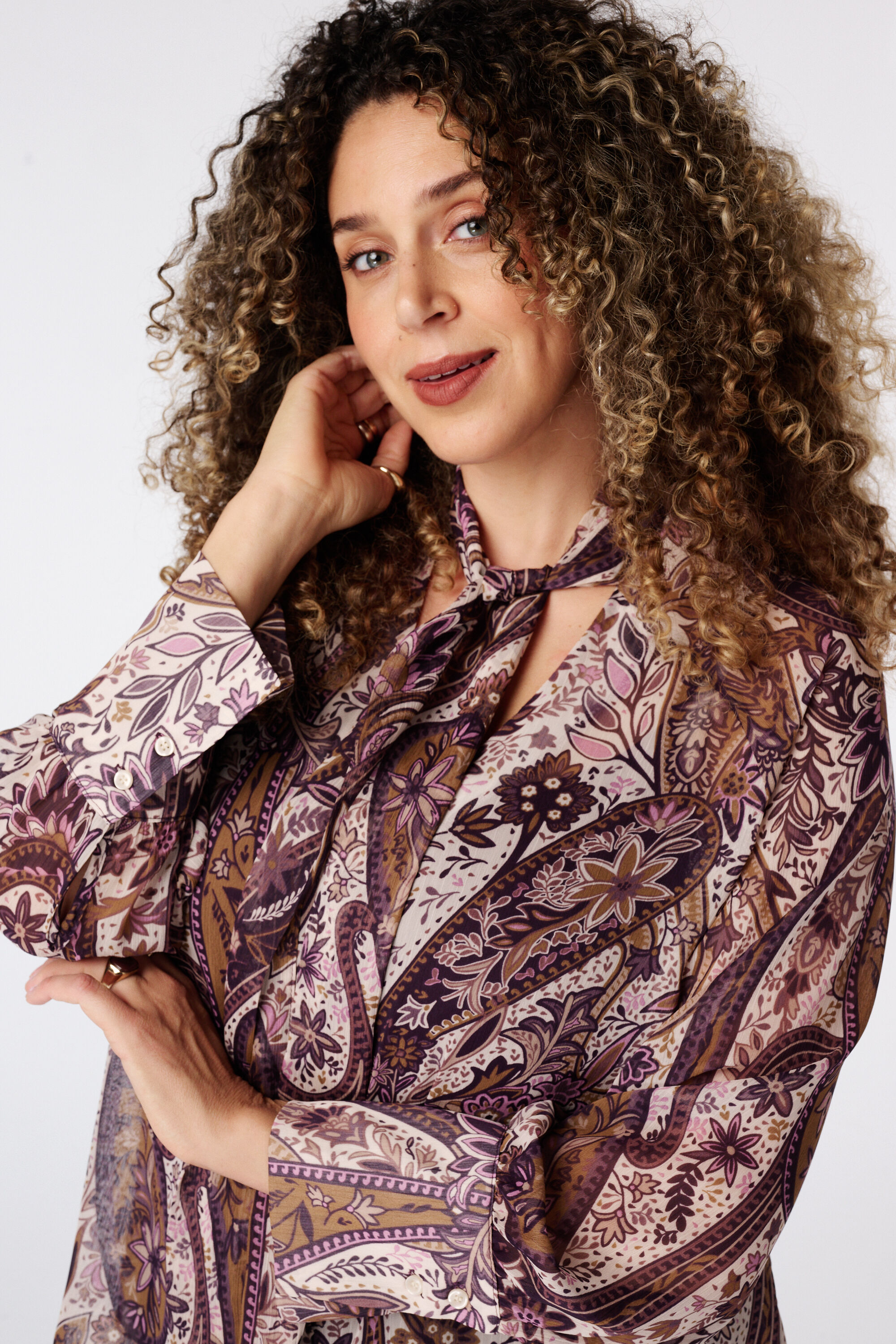 Blouse met sjaaltje image number 4