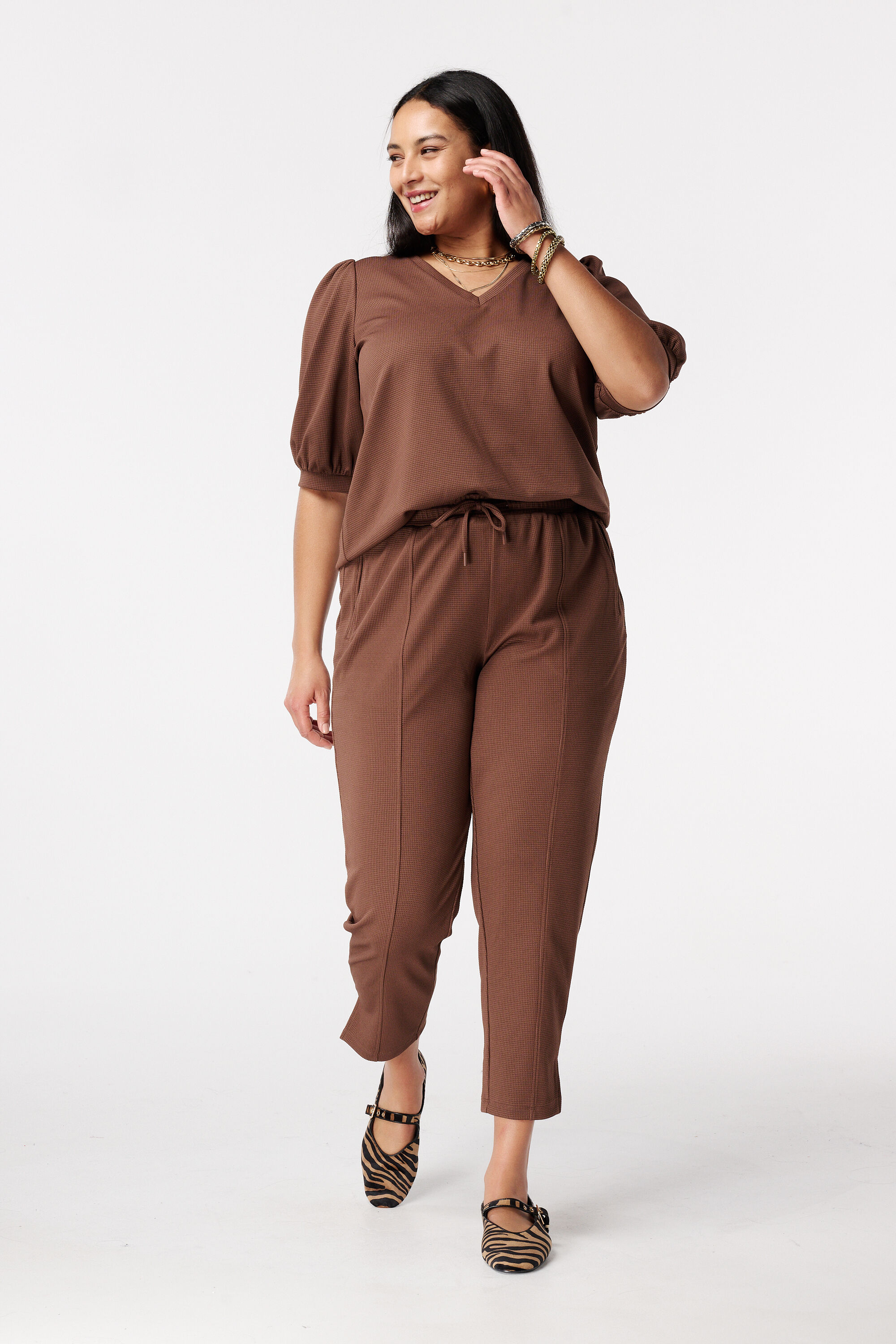 Top met pofmouwen image number 5