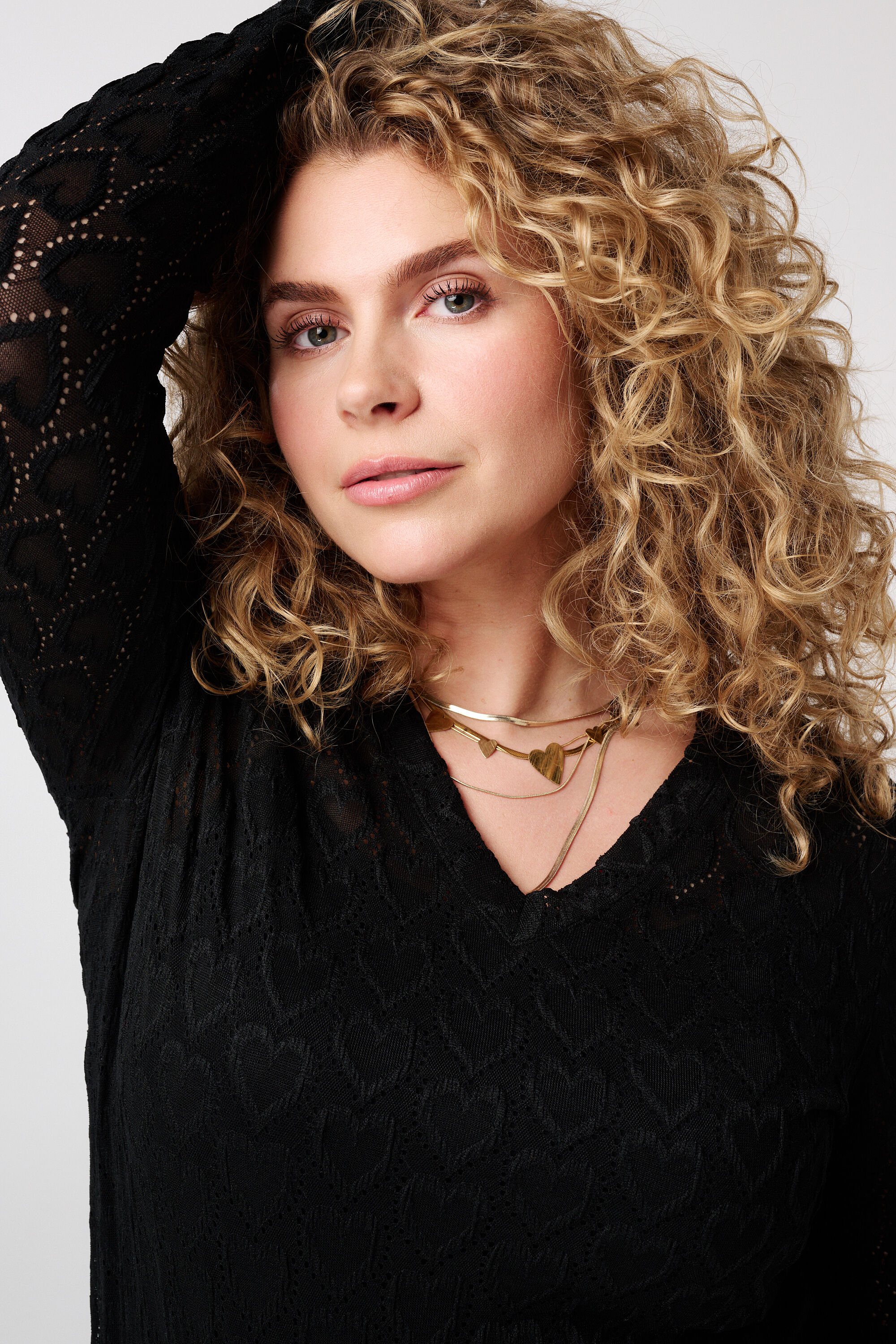 Top met trompetmouwen image number 4