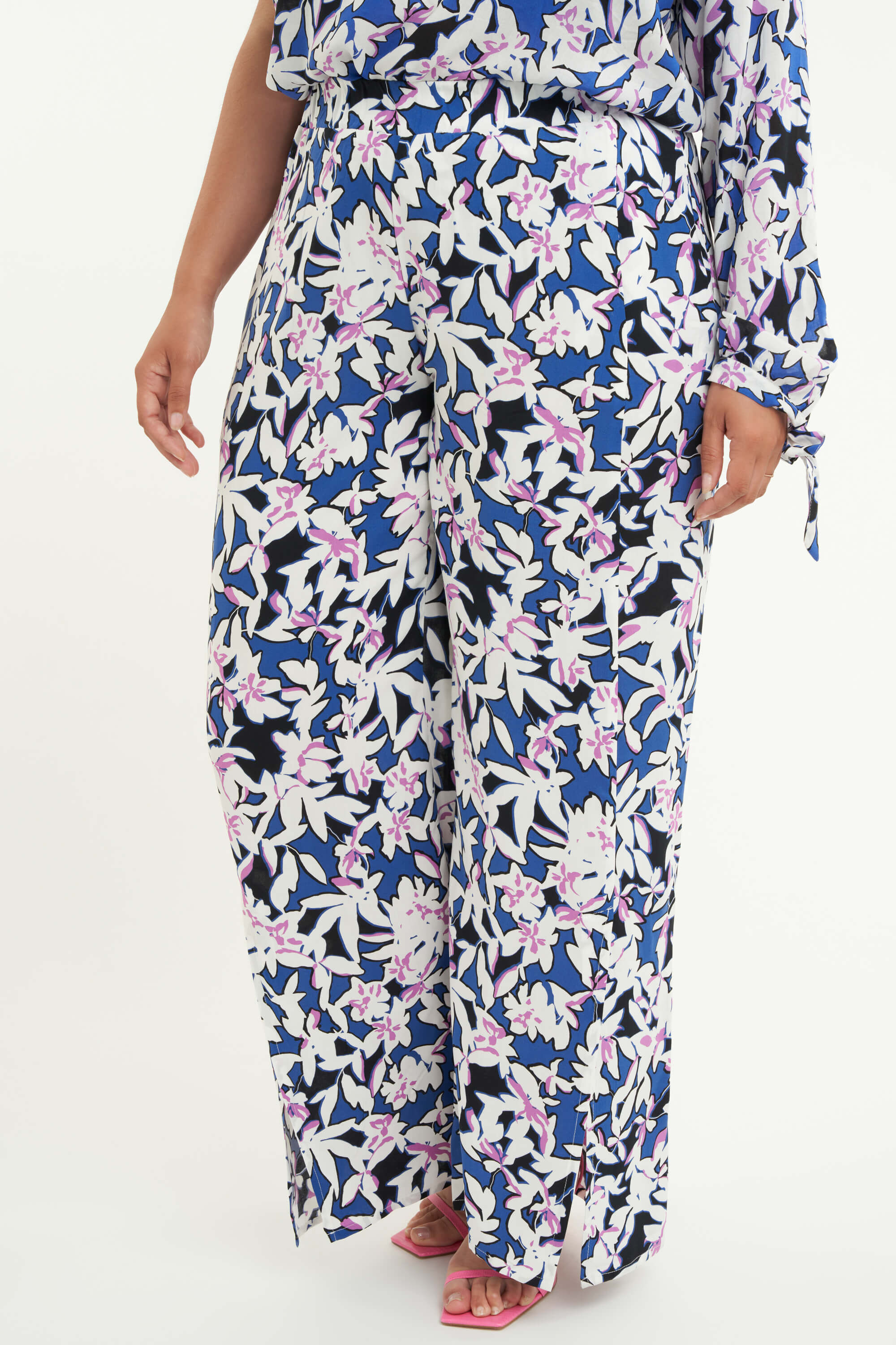 Wijde broek met split image number 5