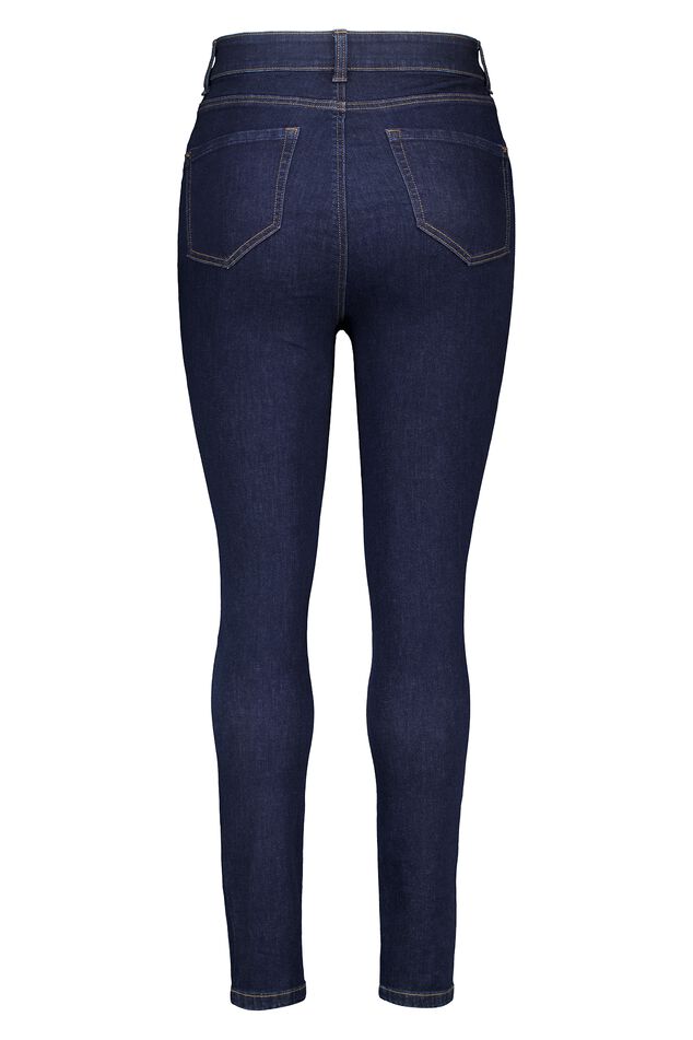 Skinny leg high waist jeans CHERRY image number 2