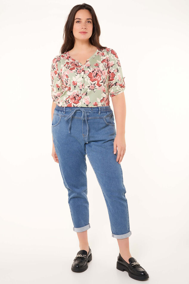 Jog denim broek image number 0