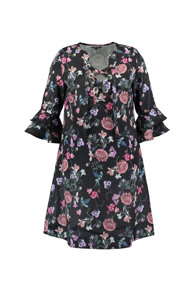 Tuniekjurk met bloemenprint image number 1