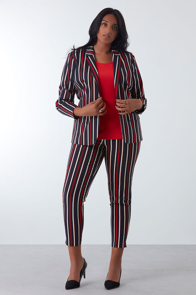 Gestreepte pantalon image number 6