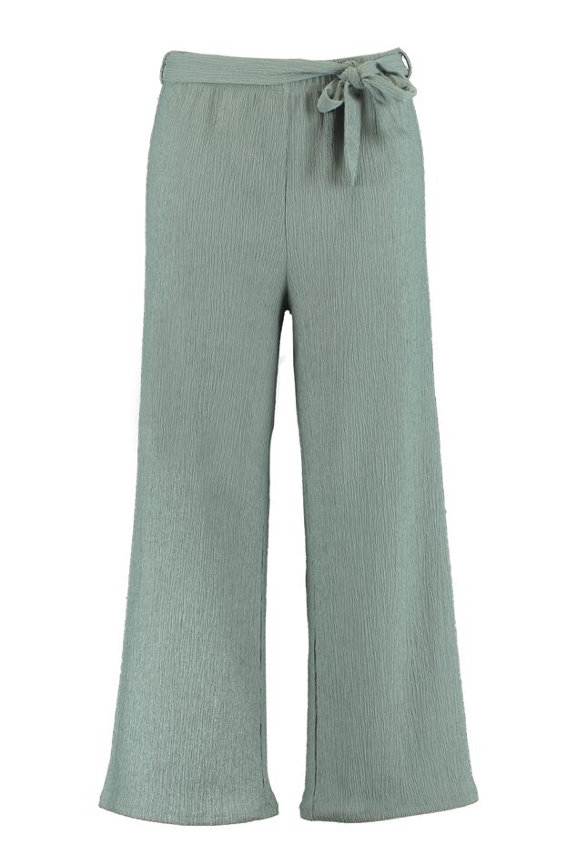 Rechtvallende broek met knoopceintuur image number 1