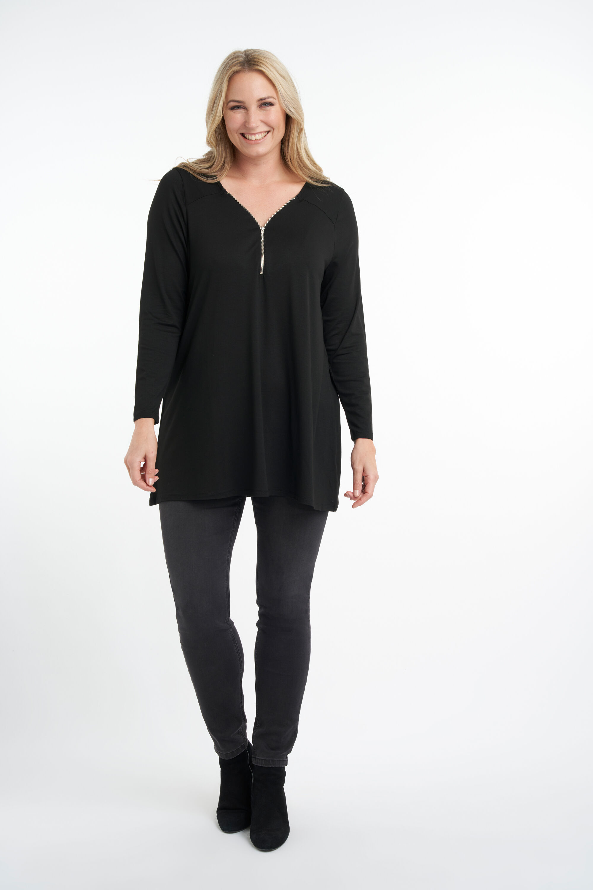 Tuniek met ritsdetail image number 6