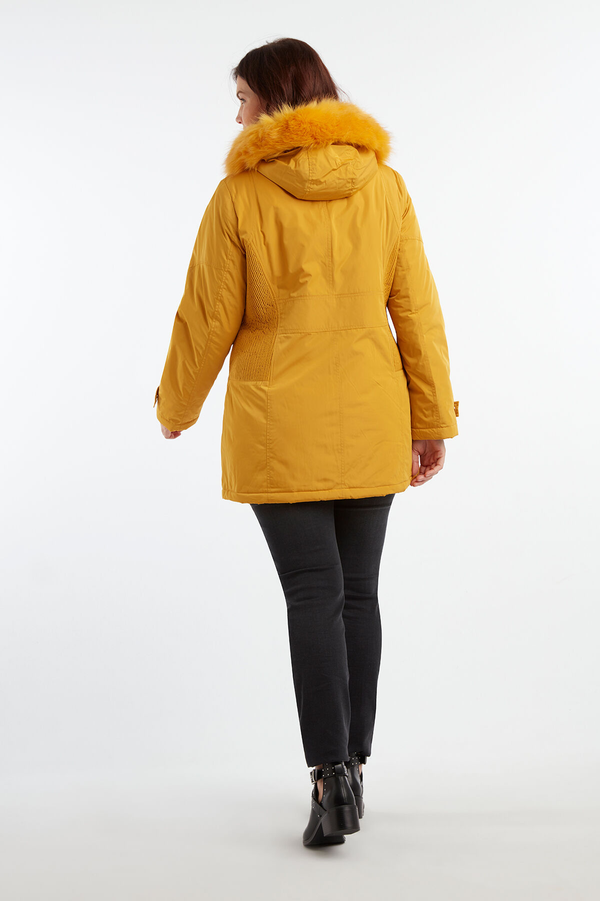 Parka met imitatiebontkraag image number 5