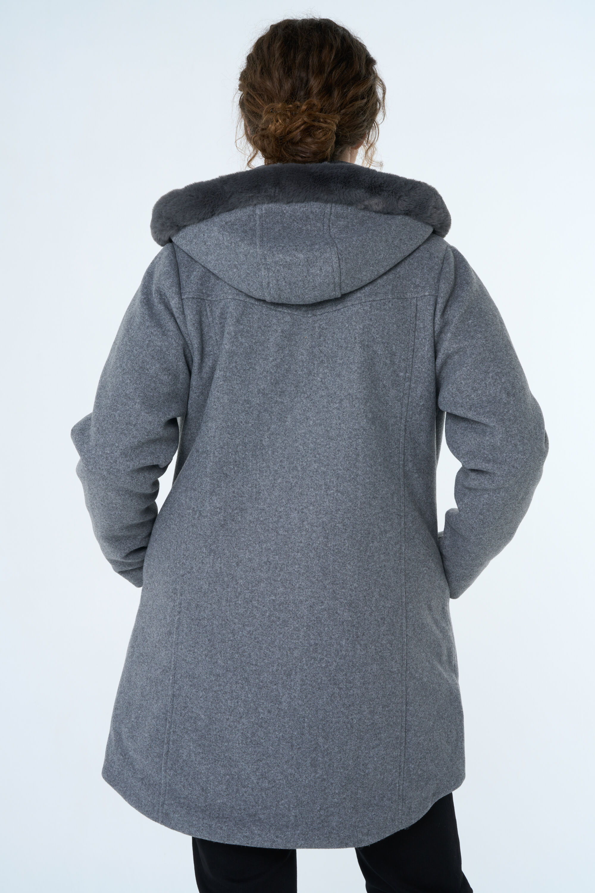 Jas met wol look image number 4