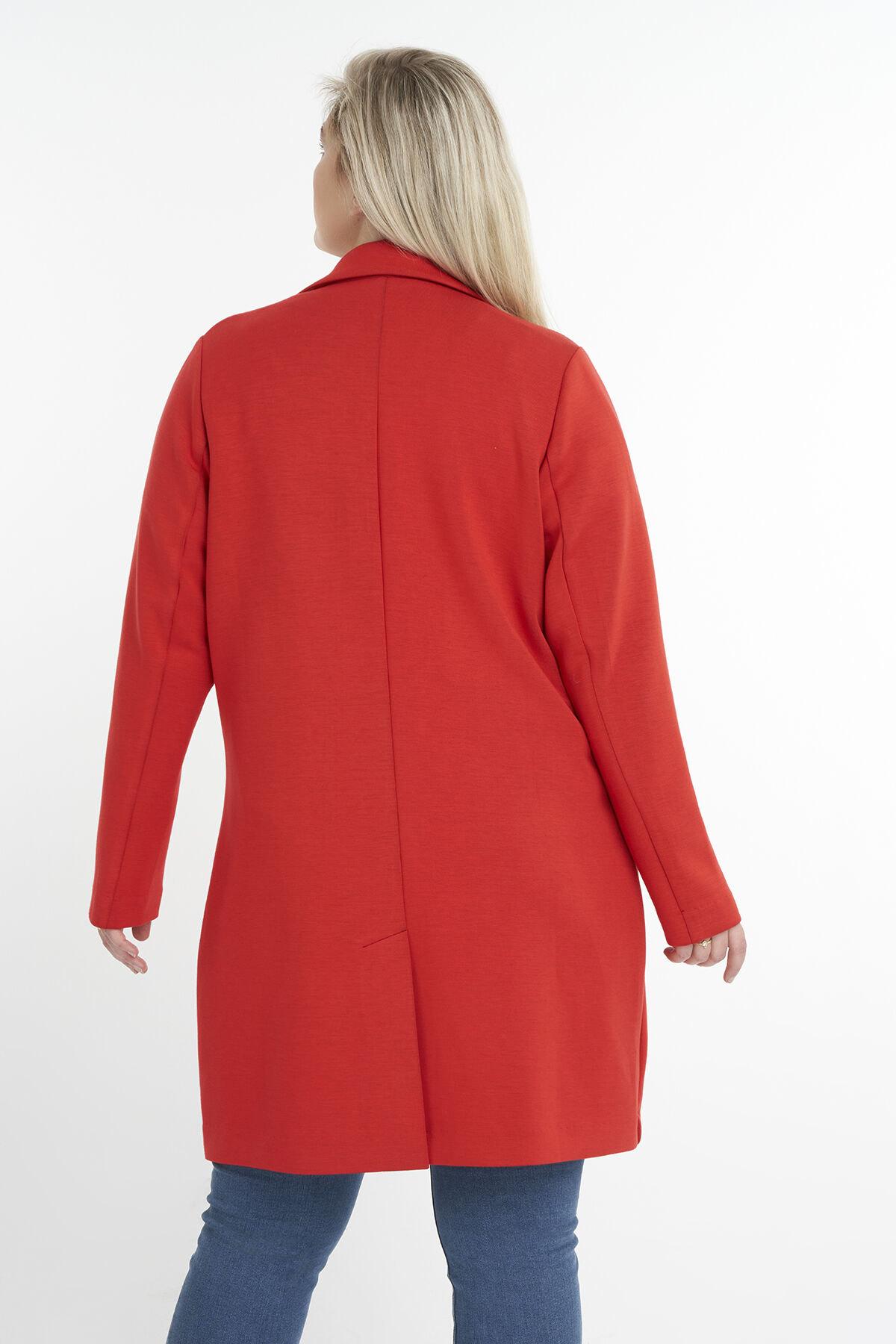 Lange jersey jas image number 3