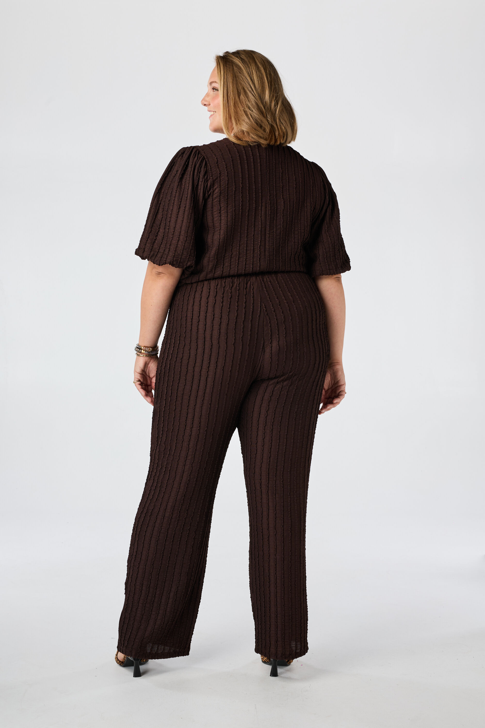 Broek met elastische taille image number 3