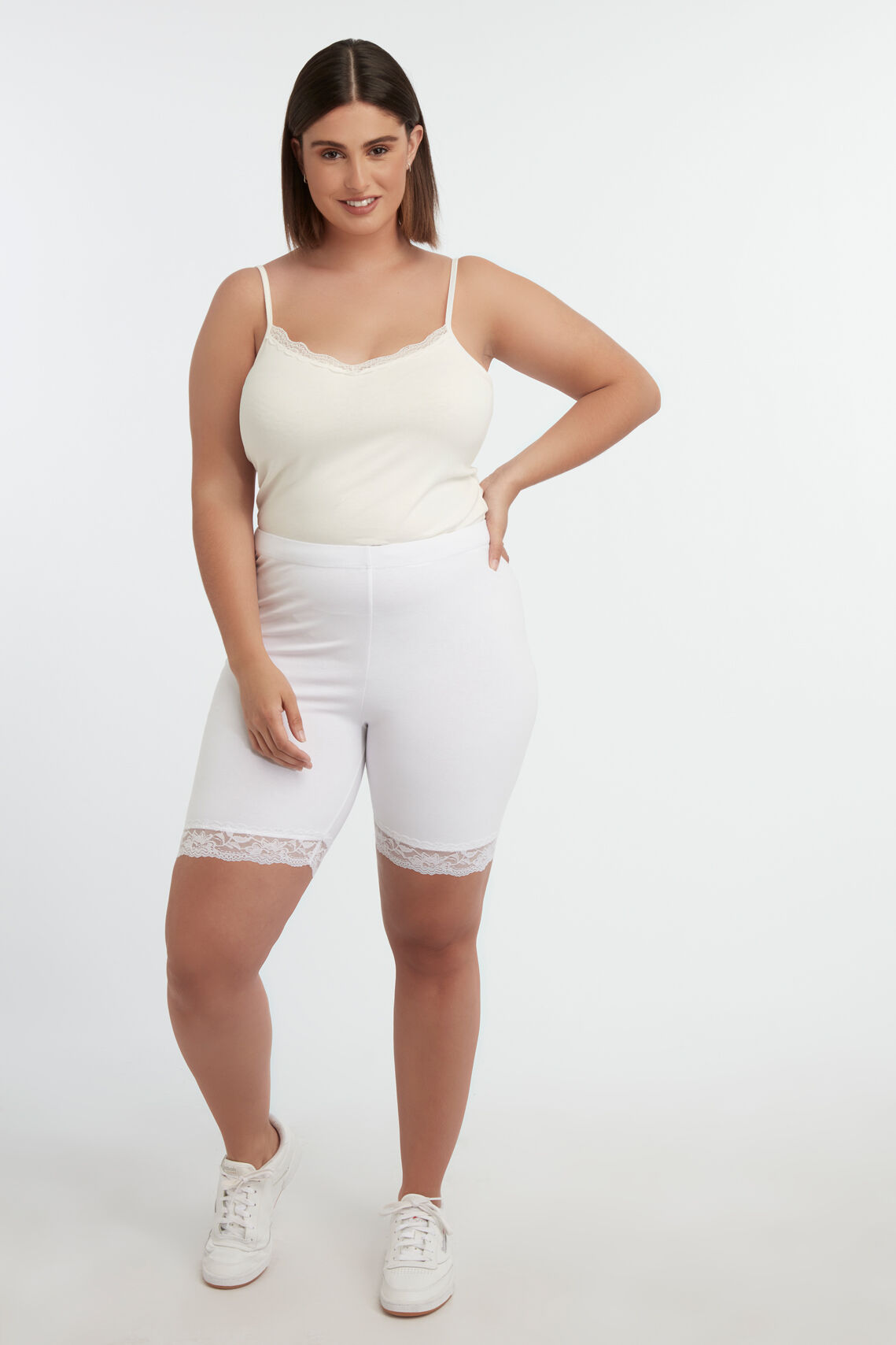 Korte legging met kant online