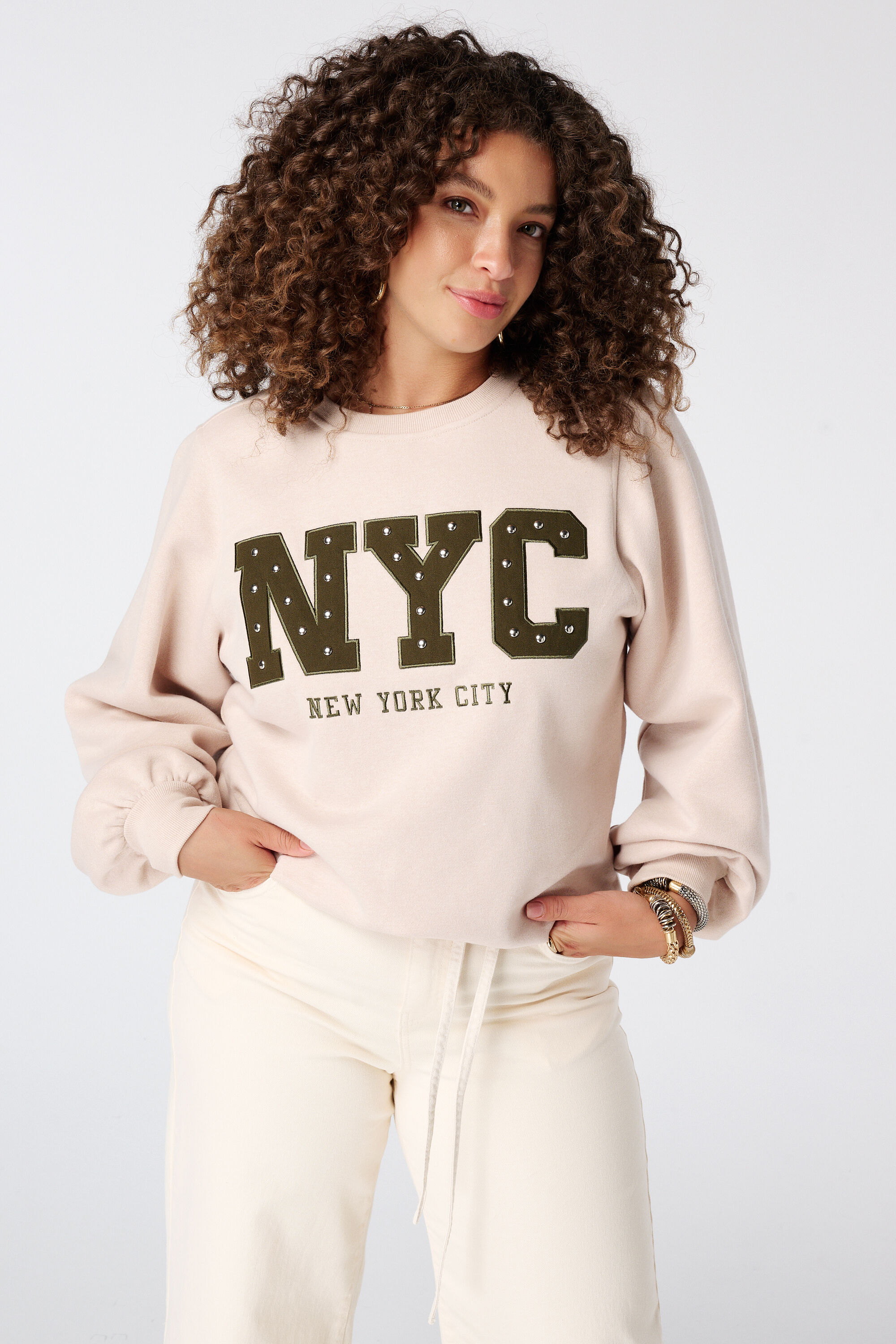 Sweater met tekst image number 0