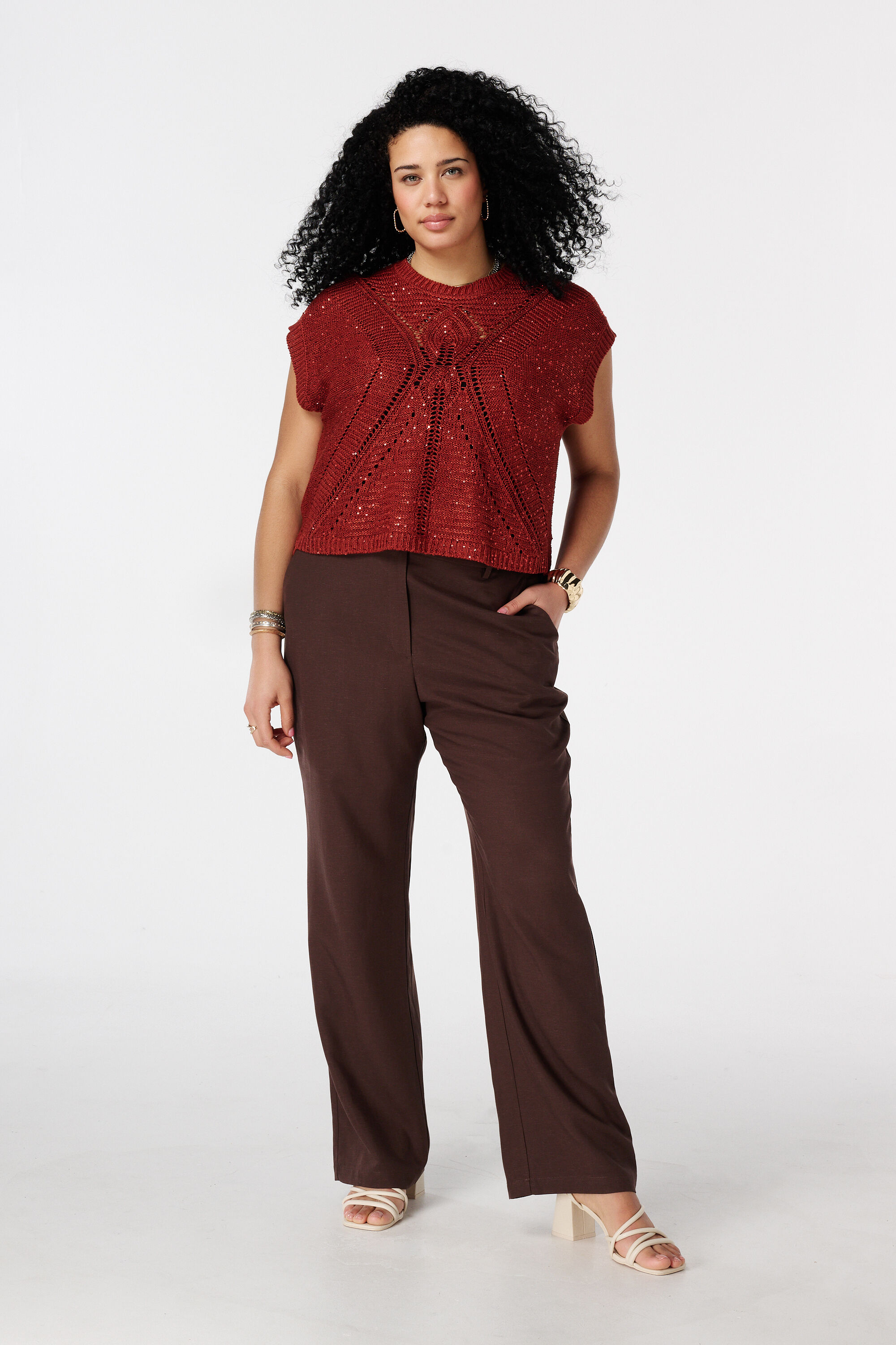 Gehaakte top met kralen image number 5