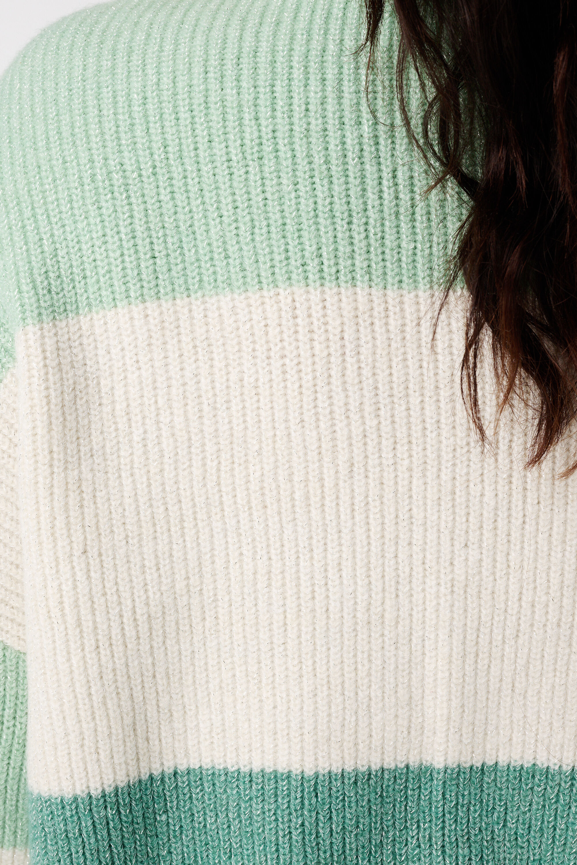 Gebreide trui met ballonmouwen image number 6