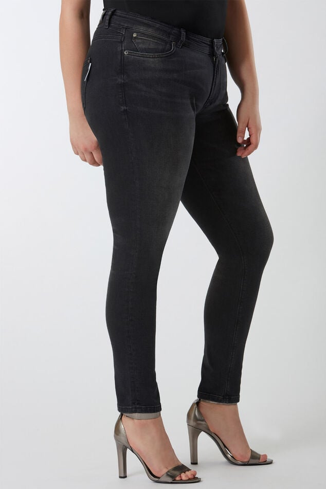 O fit skinny jeans black image number 4