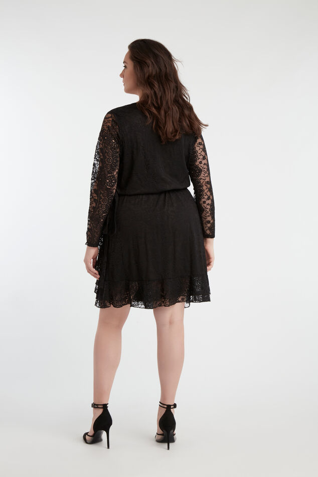 Kanten overslagjurk image number 4