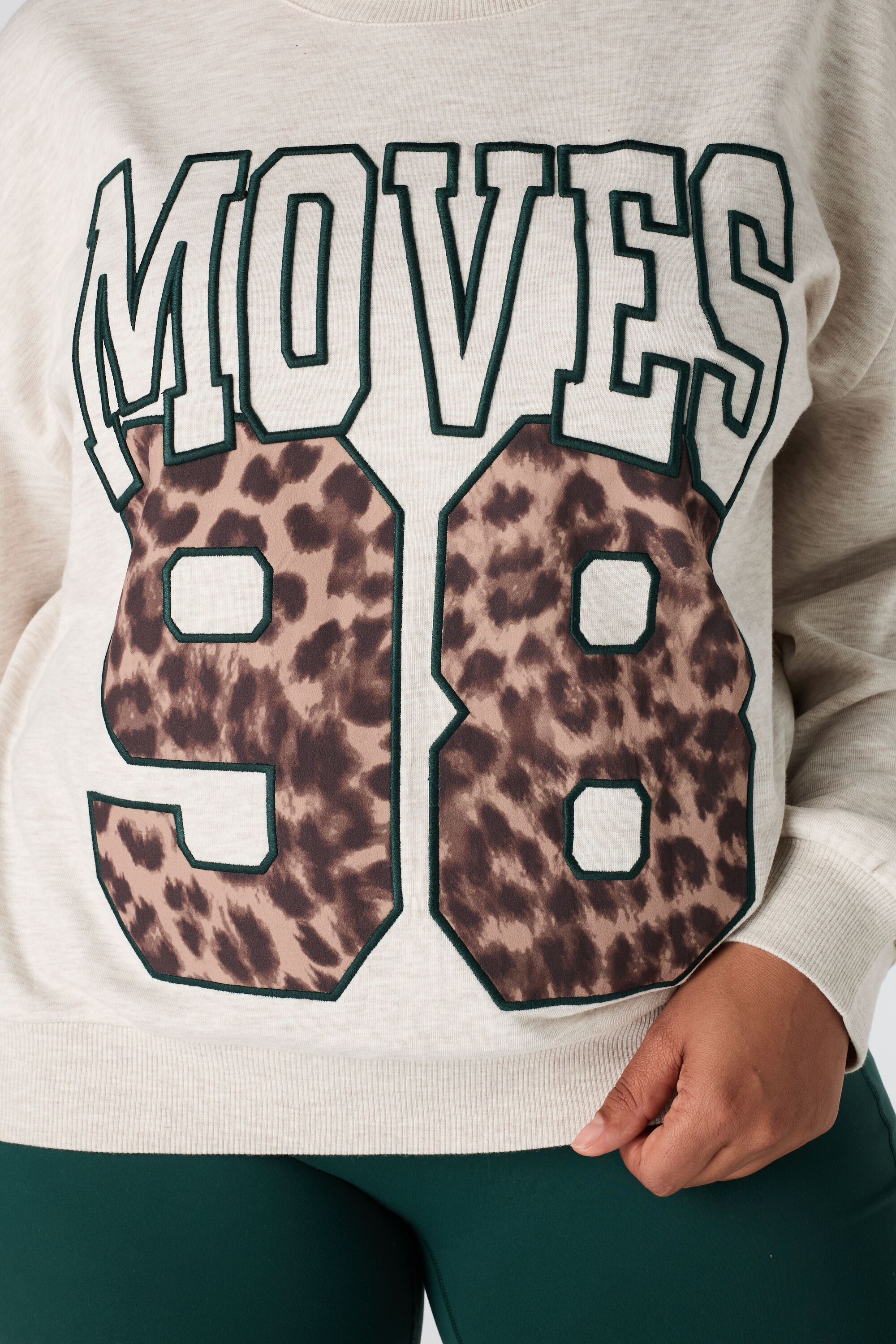Sweater met sportieve print image number 6