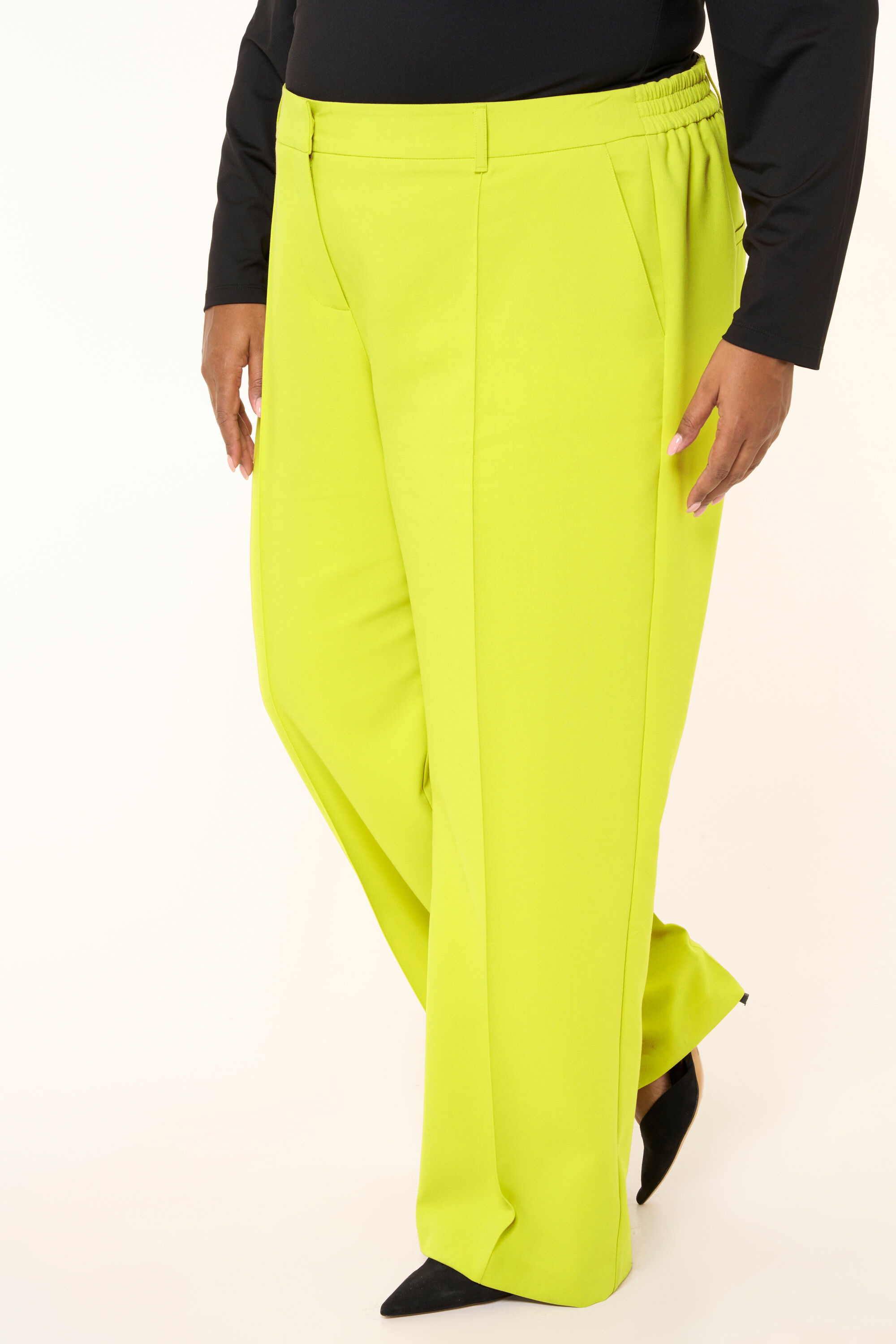 Pantalon met wijde pijpen image number 6