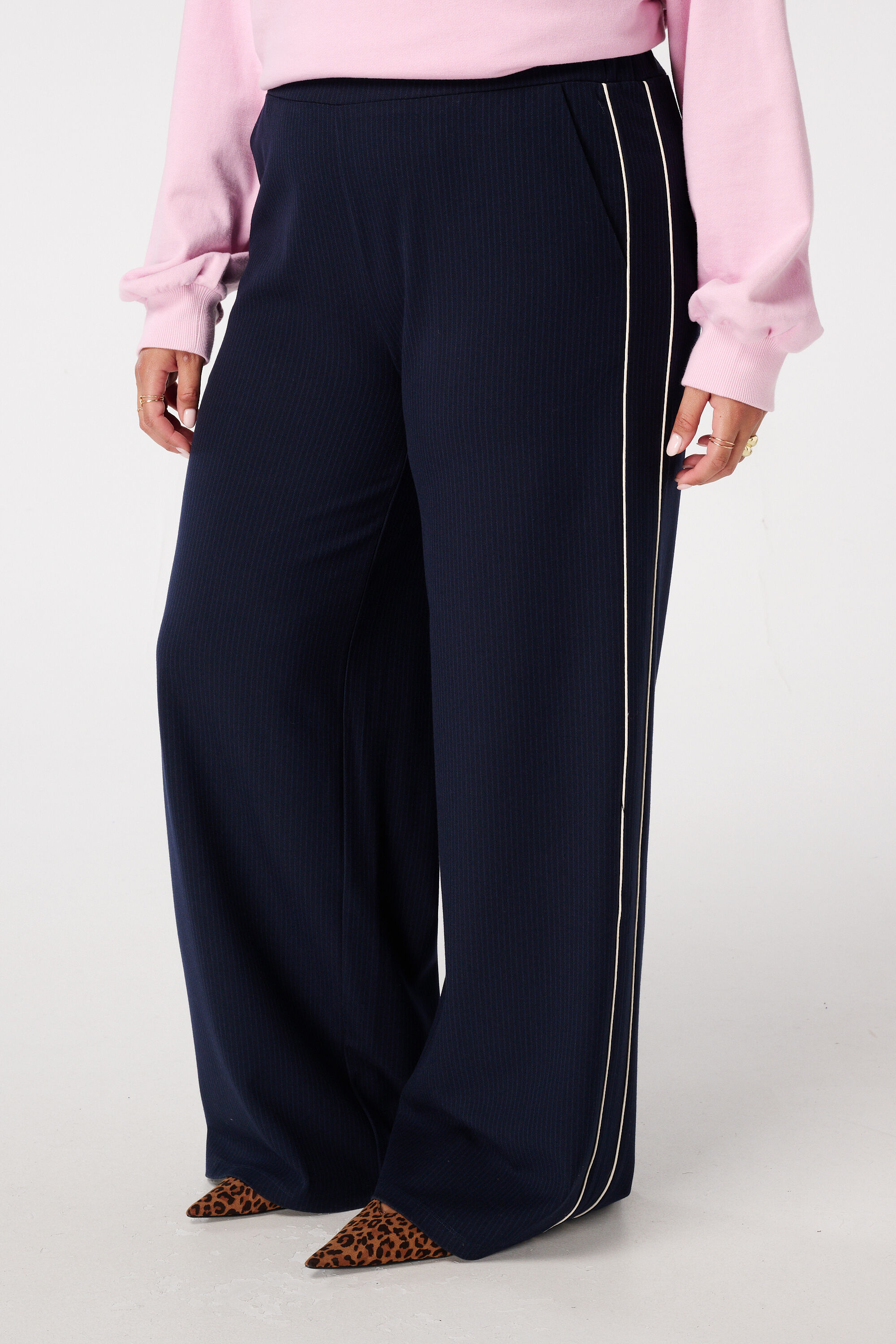 Gestreepte pantalon image number 5