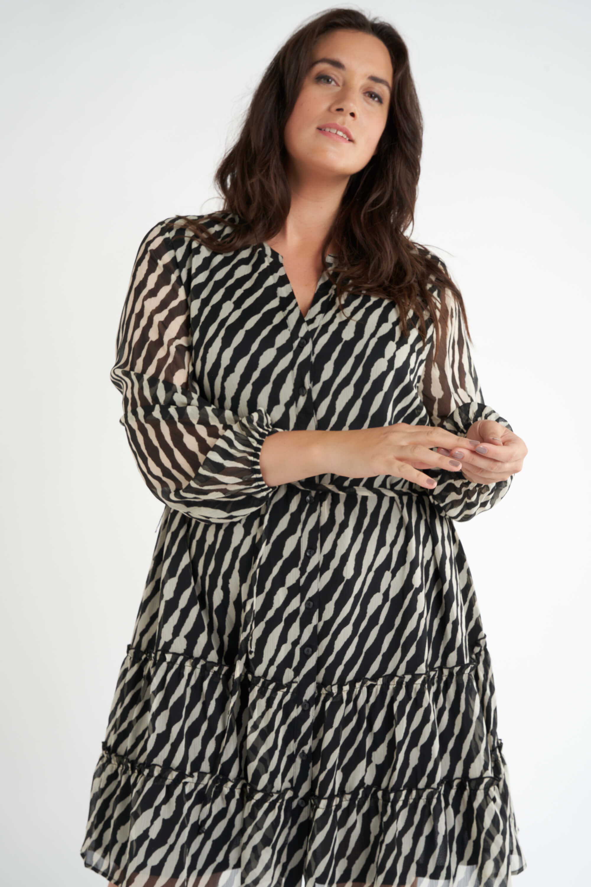 Jurk met print image number 5