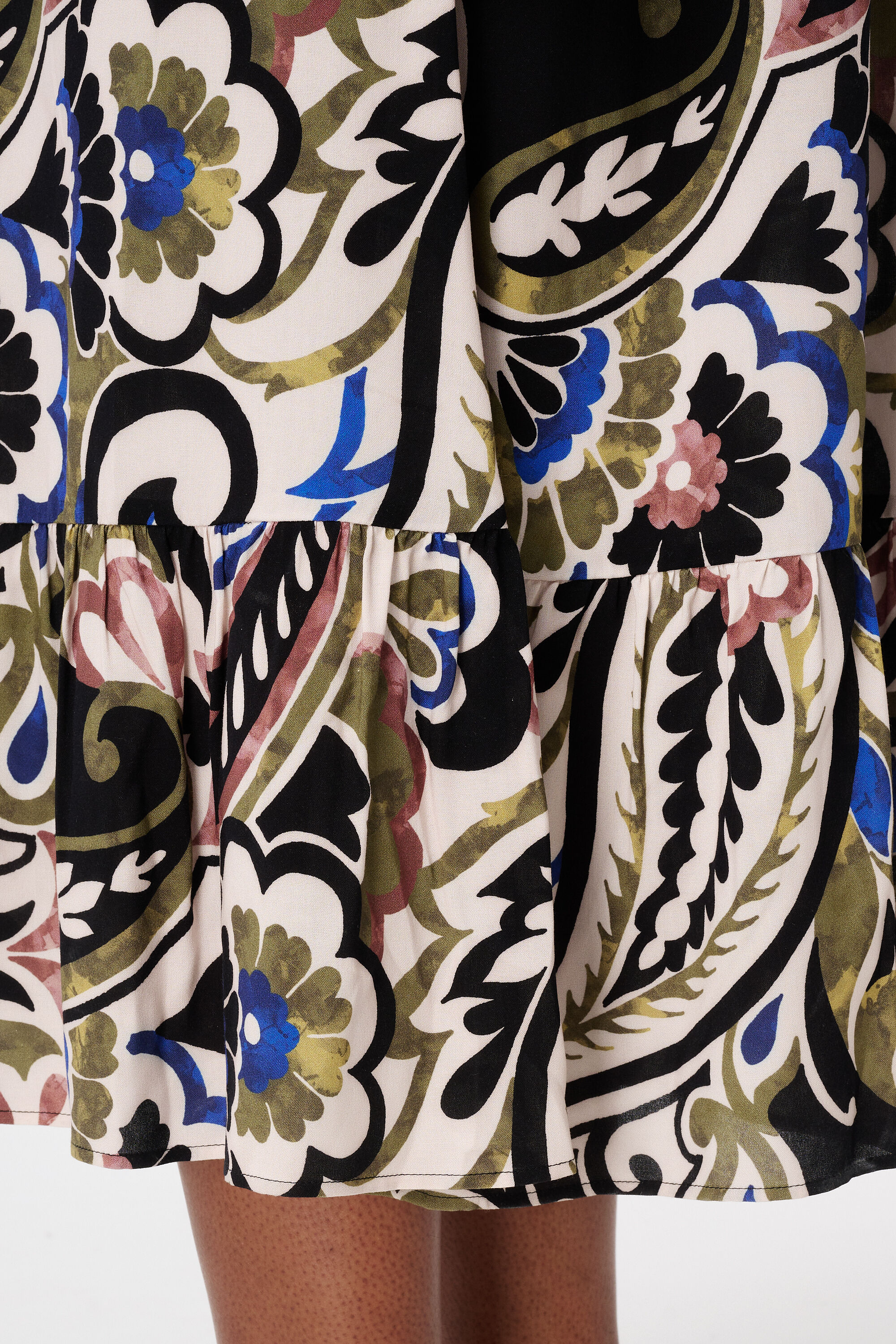 Midi jurk met print image number 6