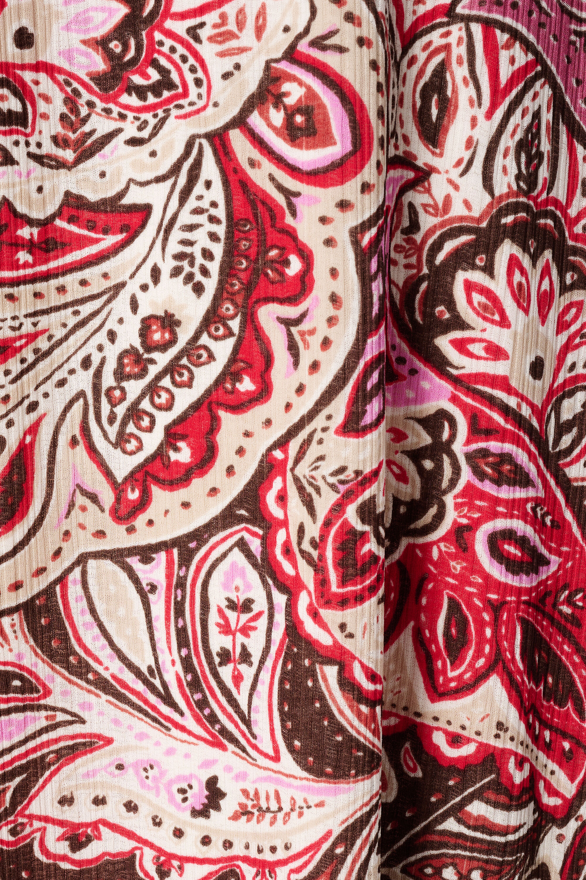 Midi jurk met paisley print image number 6