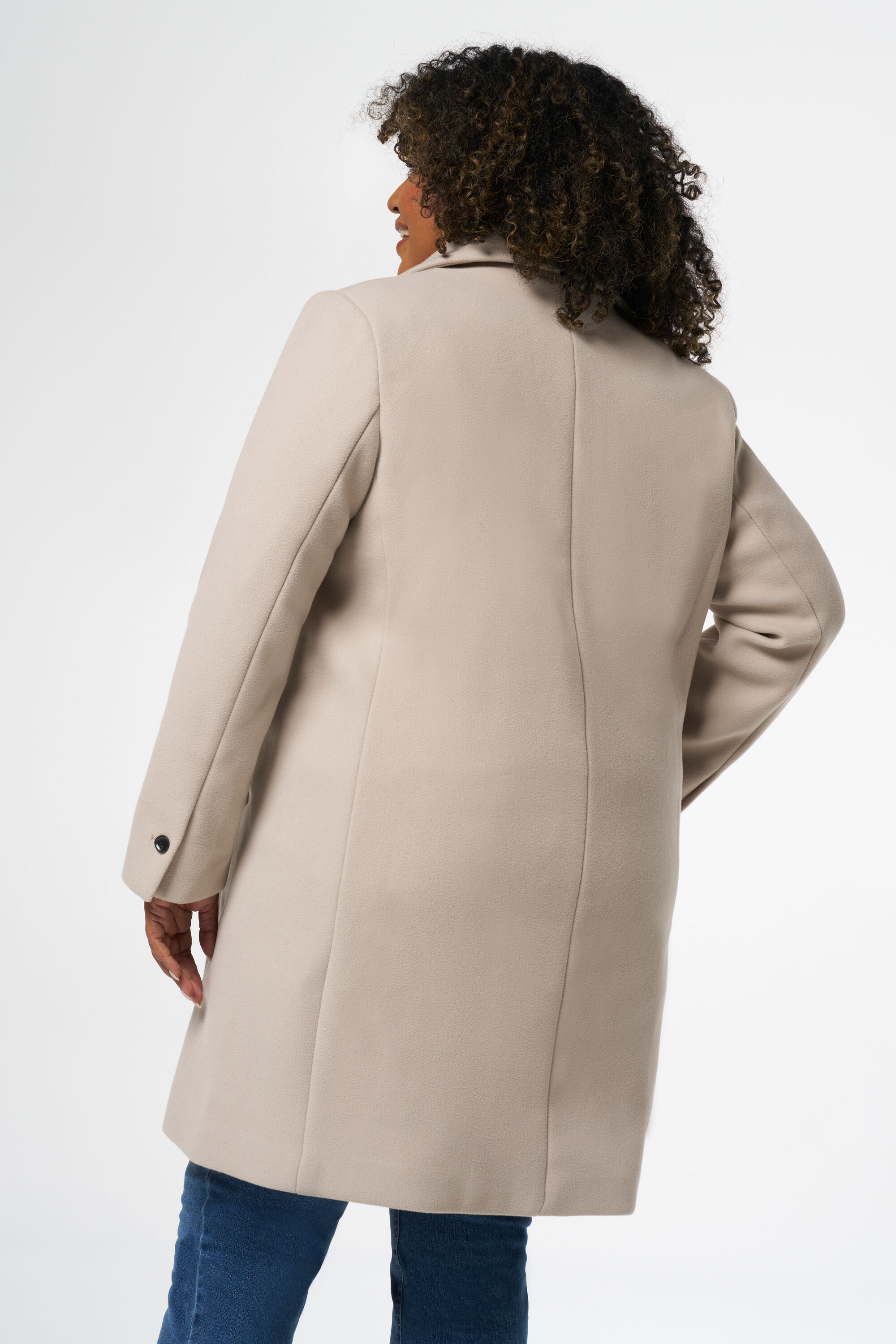 Mantel met knoopsluiting image number 3