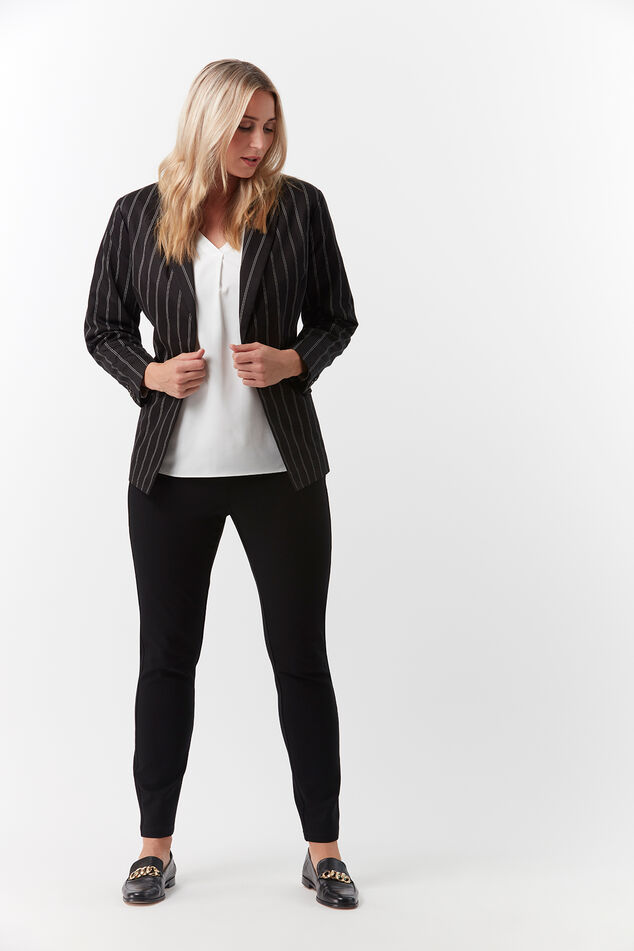 Blazer met krijtstreep image number 4