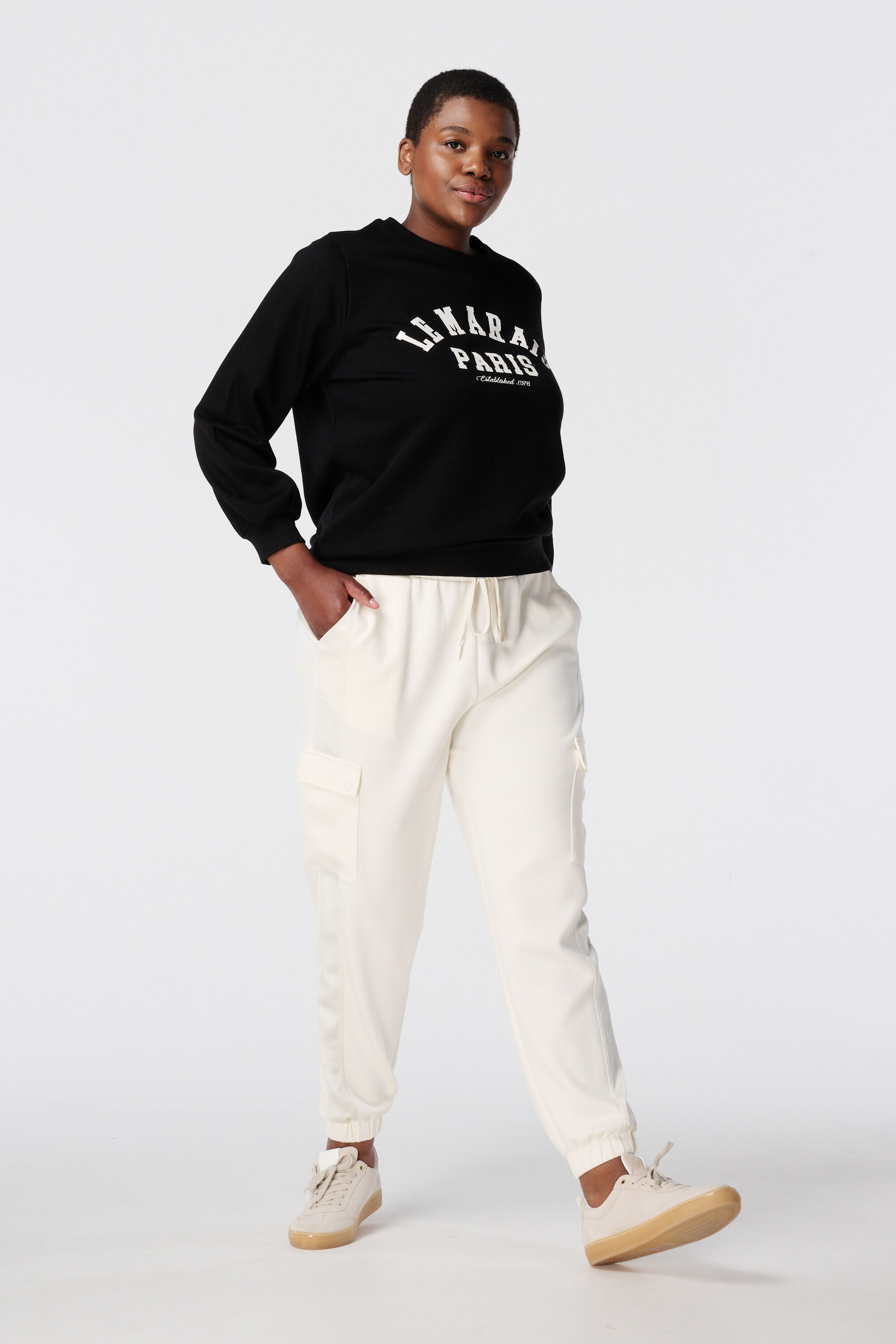 Sweater met tekst image number 5