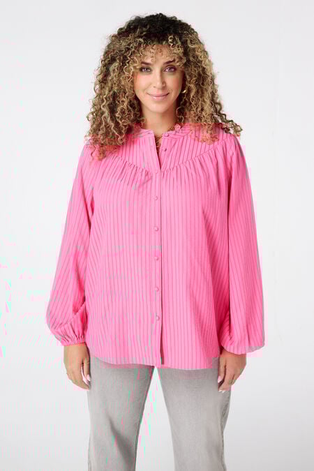 Blouse met streepdetail Blouse met streepdetail