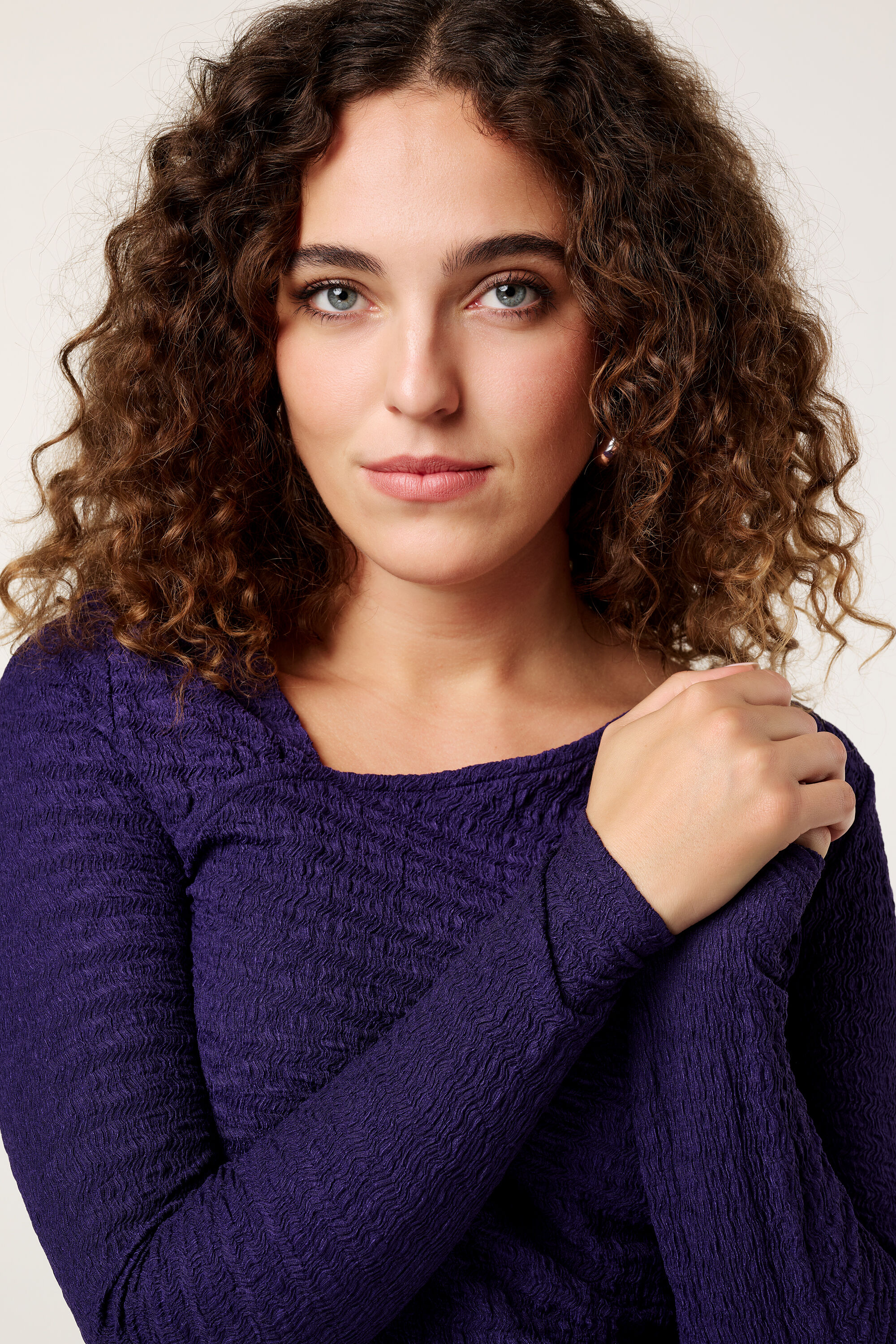 Top met schuine hals image number 4