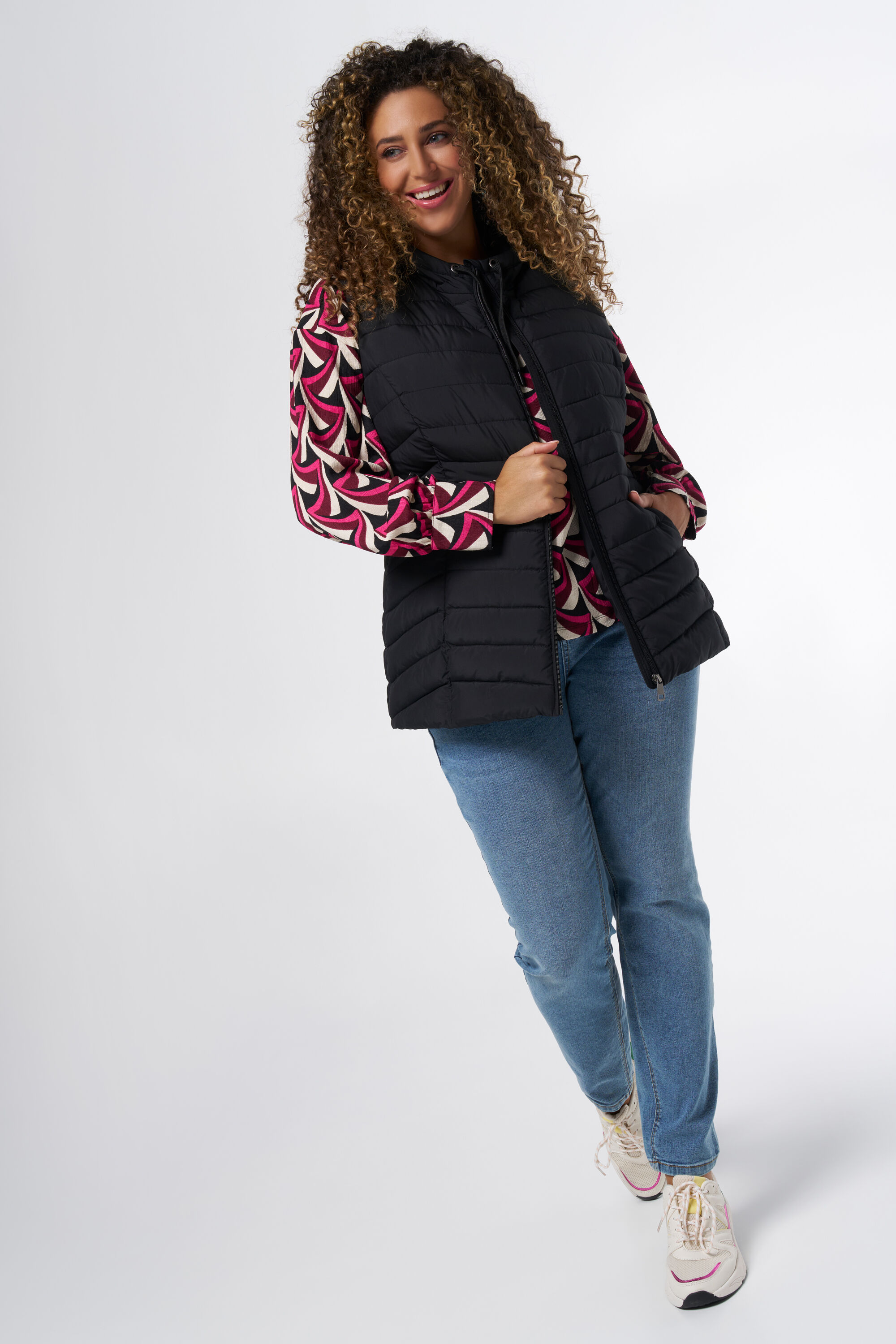 Licht gewatteerde bodywarmer image number 5