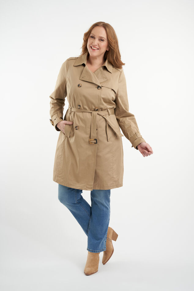 Lange trenchcoat image number 0