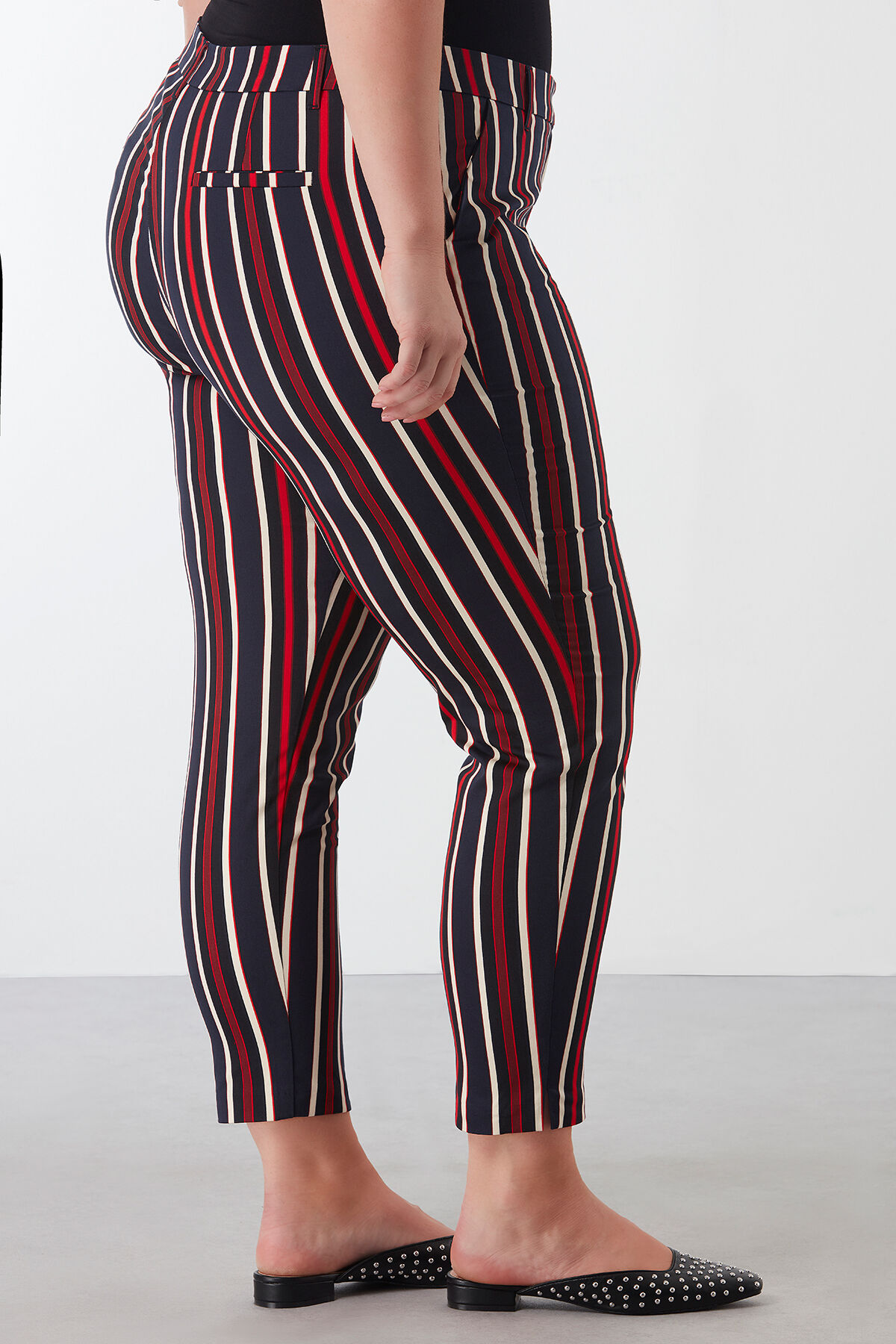 Gestreepte pantalon image number 3