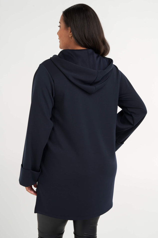 Hoodie met asymmetrische knoopsluiting, zwarte hoodie met knopen, hoodie met capuchon voor dames met schuine drukknopen // maat. 36 - België Hoodie met asymmetrische knoopsluiting, zwarte hoodie met knopen, hoodie met capuchon voor dames met schuine drukknopen // maat. 36 - België