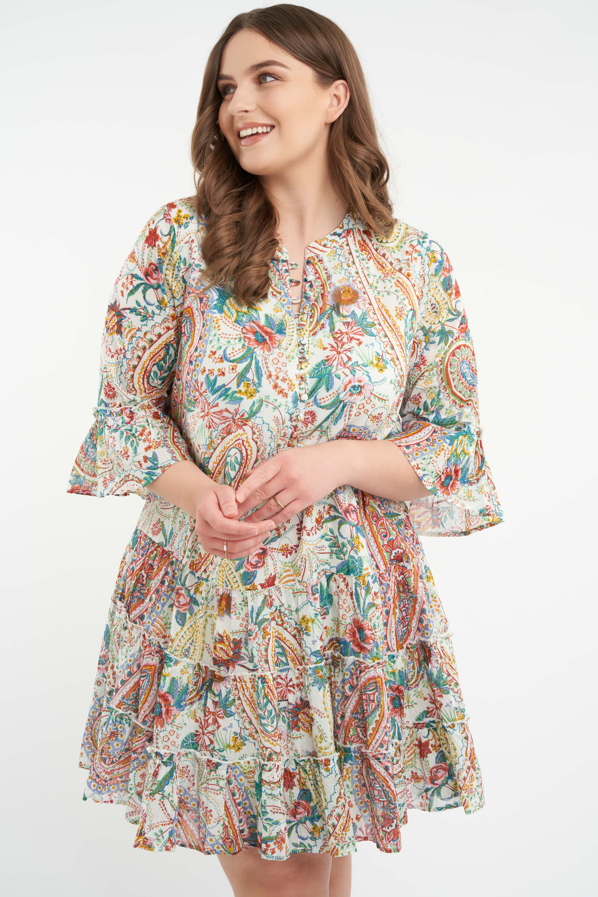 Jurk met print image number 5