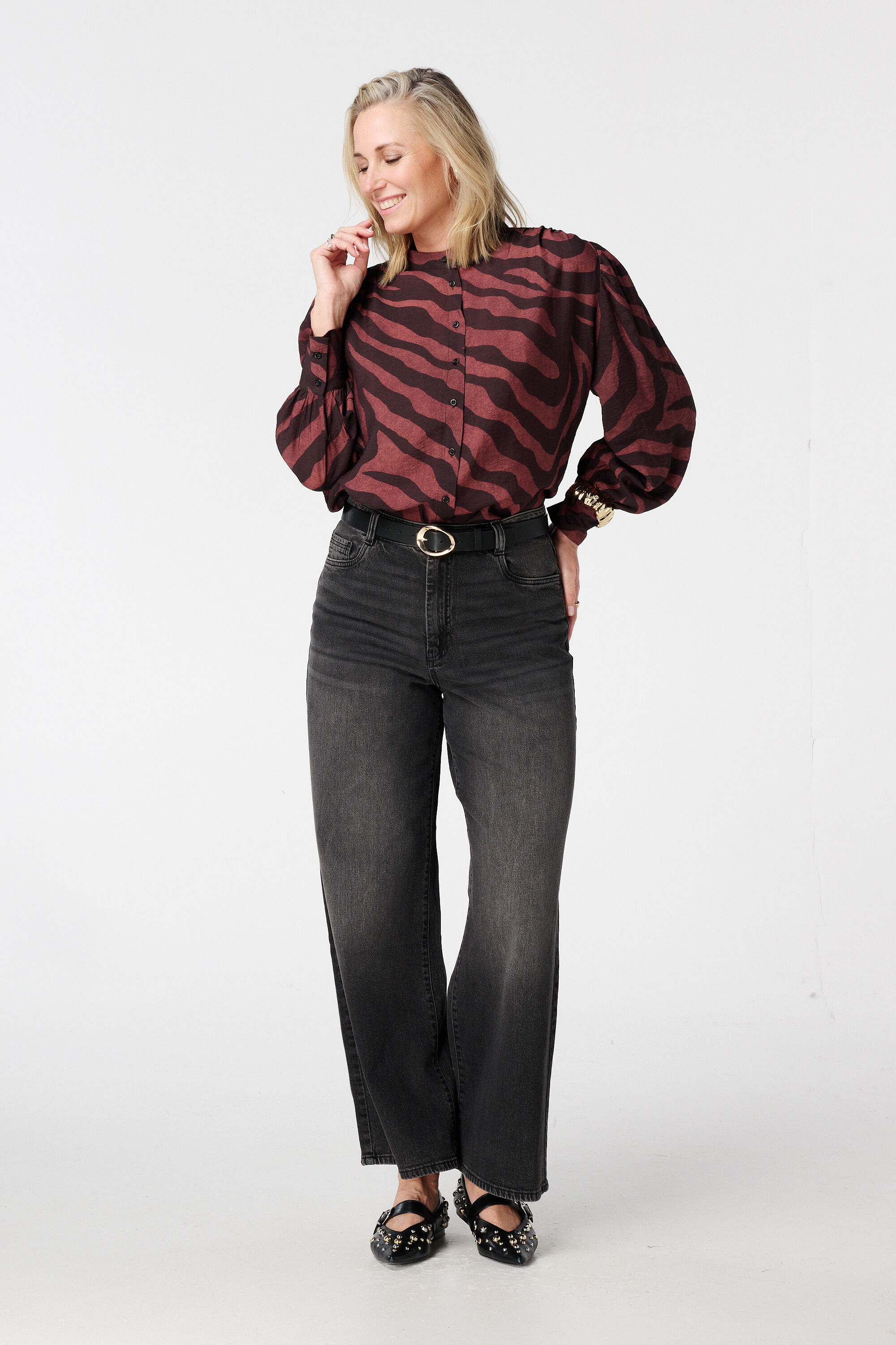 Blouse met dierenprint image number 5