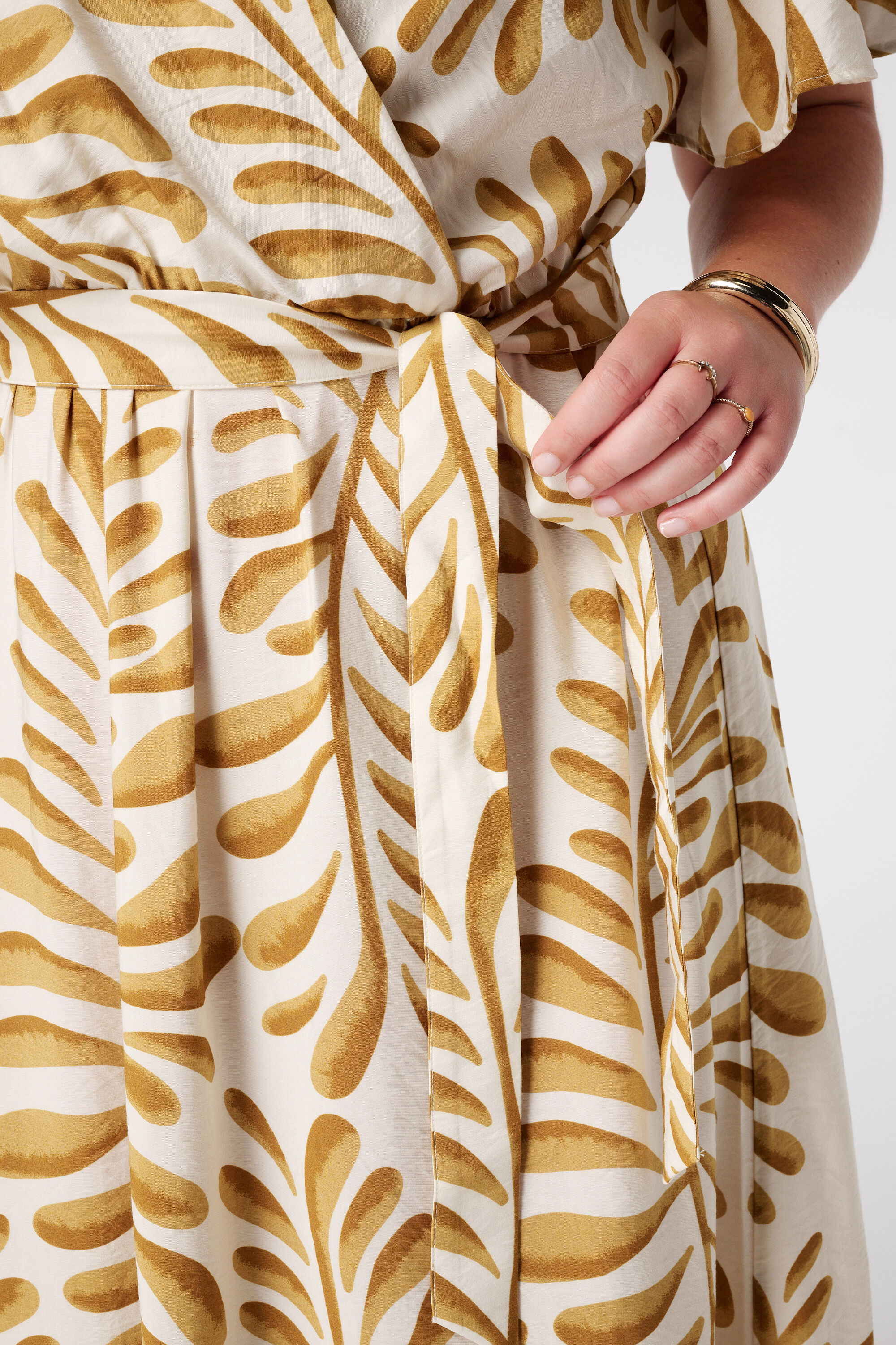 Overslagjurk met print image number 6