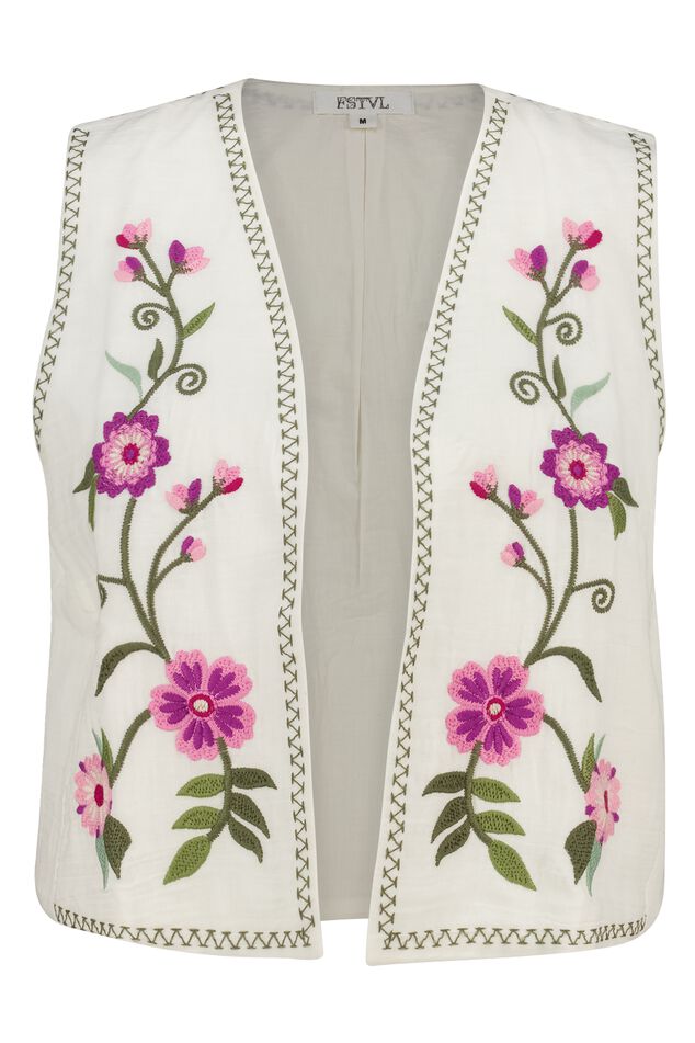 Gilet met borduursels  image number 1