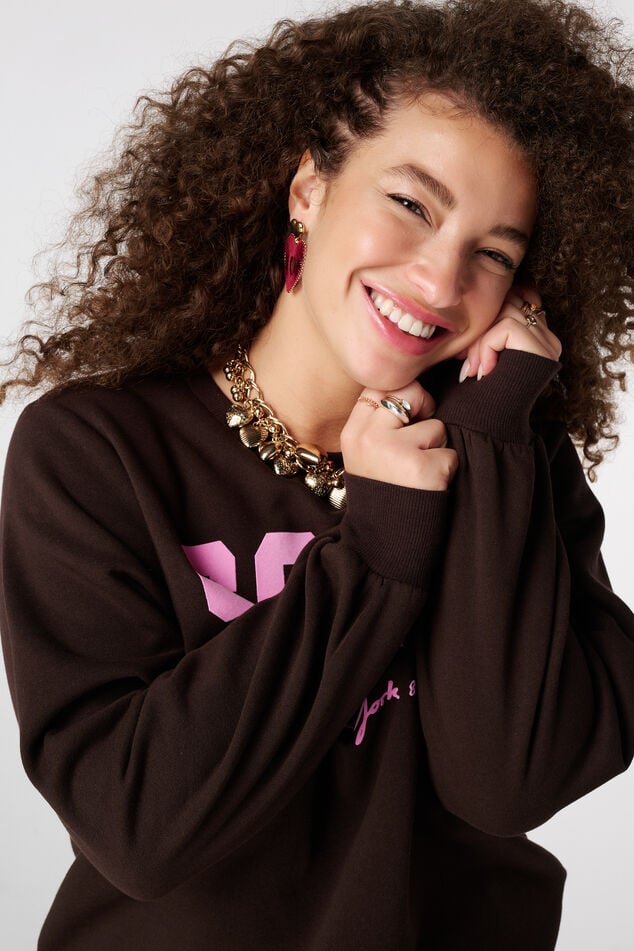 Sweater met opdruk image number 4