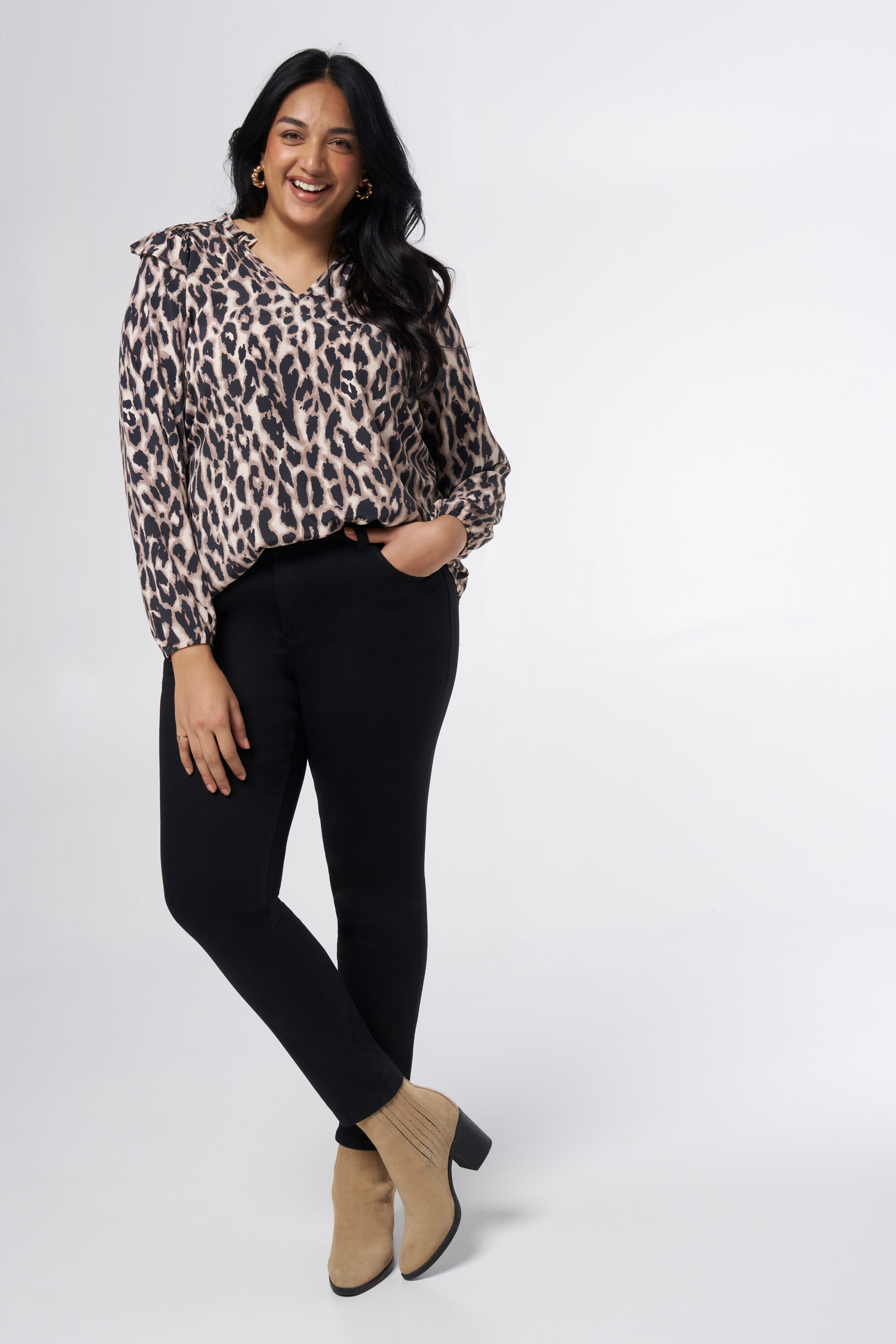 Blouse met print image number 5