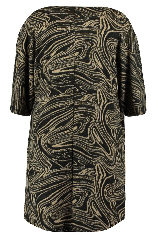 Openvallend vest met print image number 3