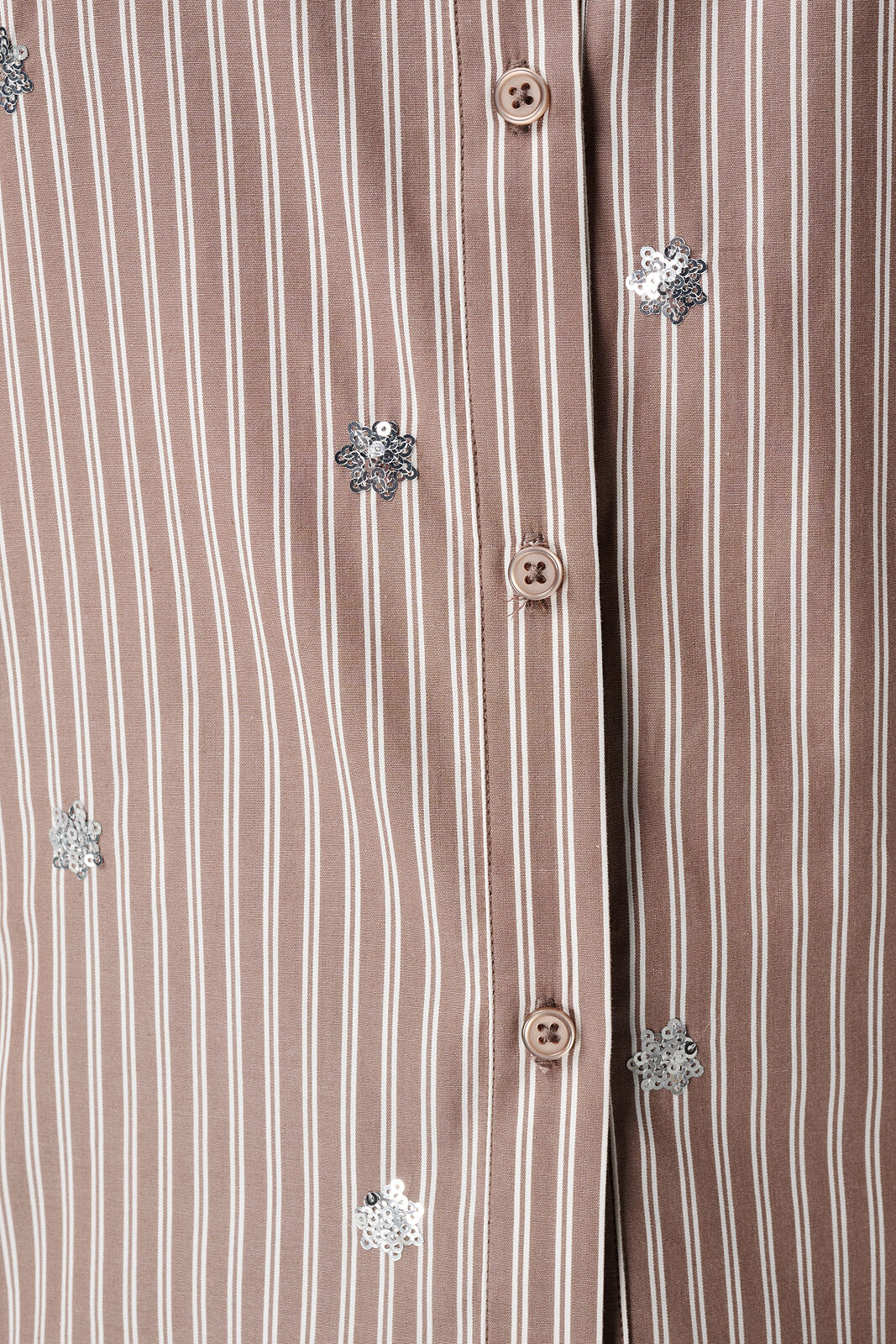 Gestreepte blouse met pailletten image number 6
