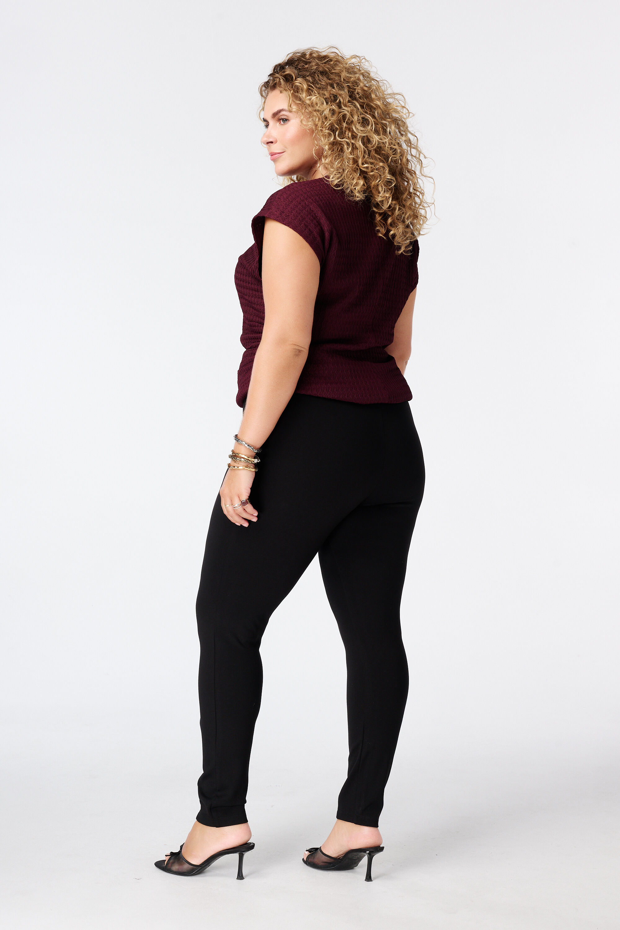 Legging met sierknopen image number 3