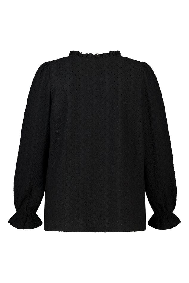 Top met broderie-details image number 2