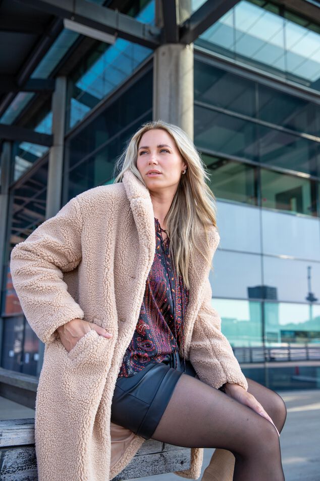 Oversized teddy jas image number 0